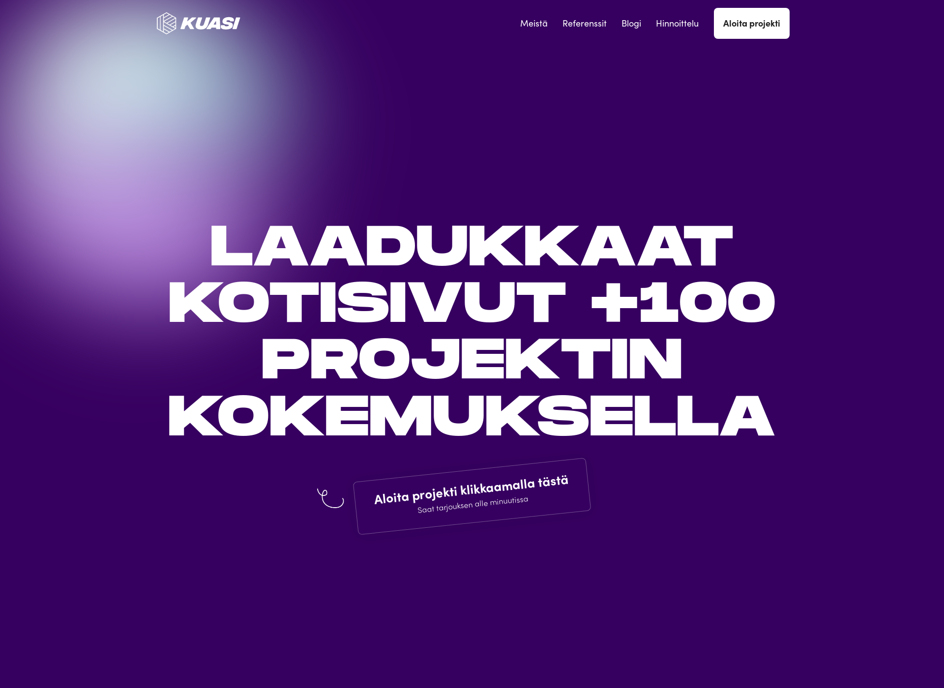 Screenshot for kuasi.fi