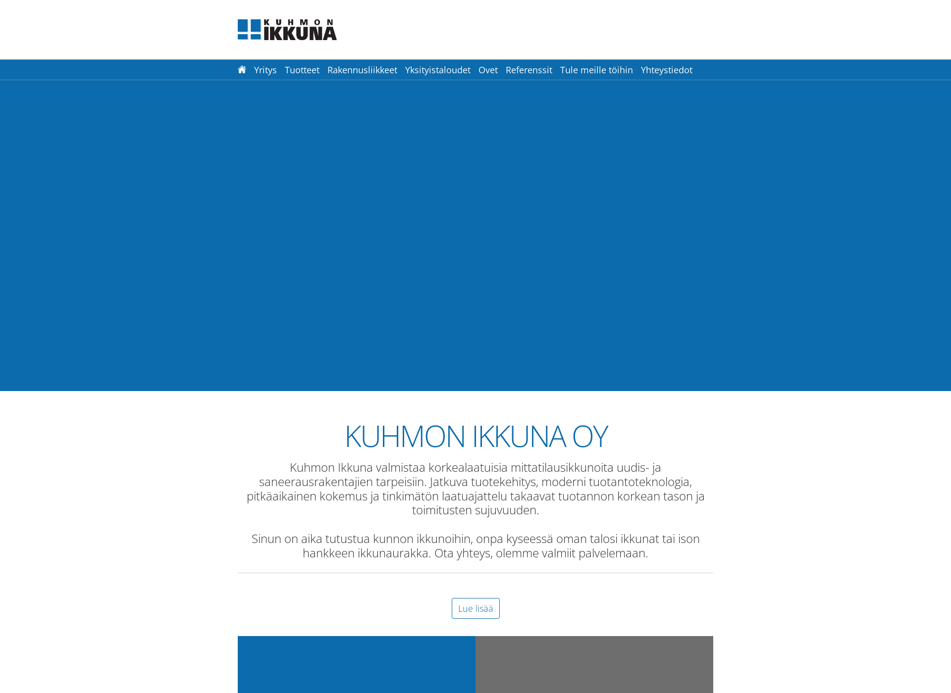 Screenshot for kuhmonikkuna.fi