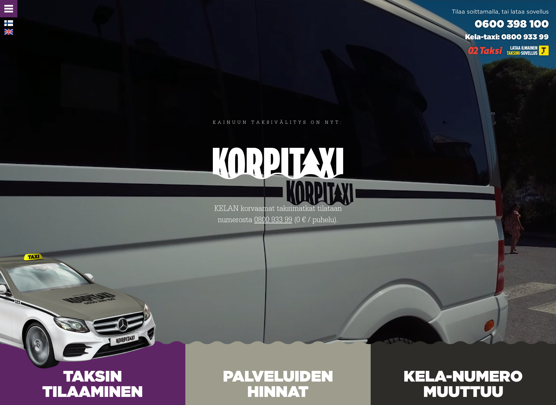 Screenshot for kuhmontaksipalvelu.fi