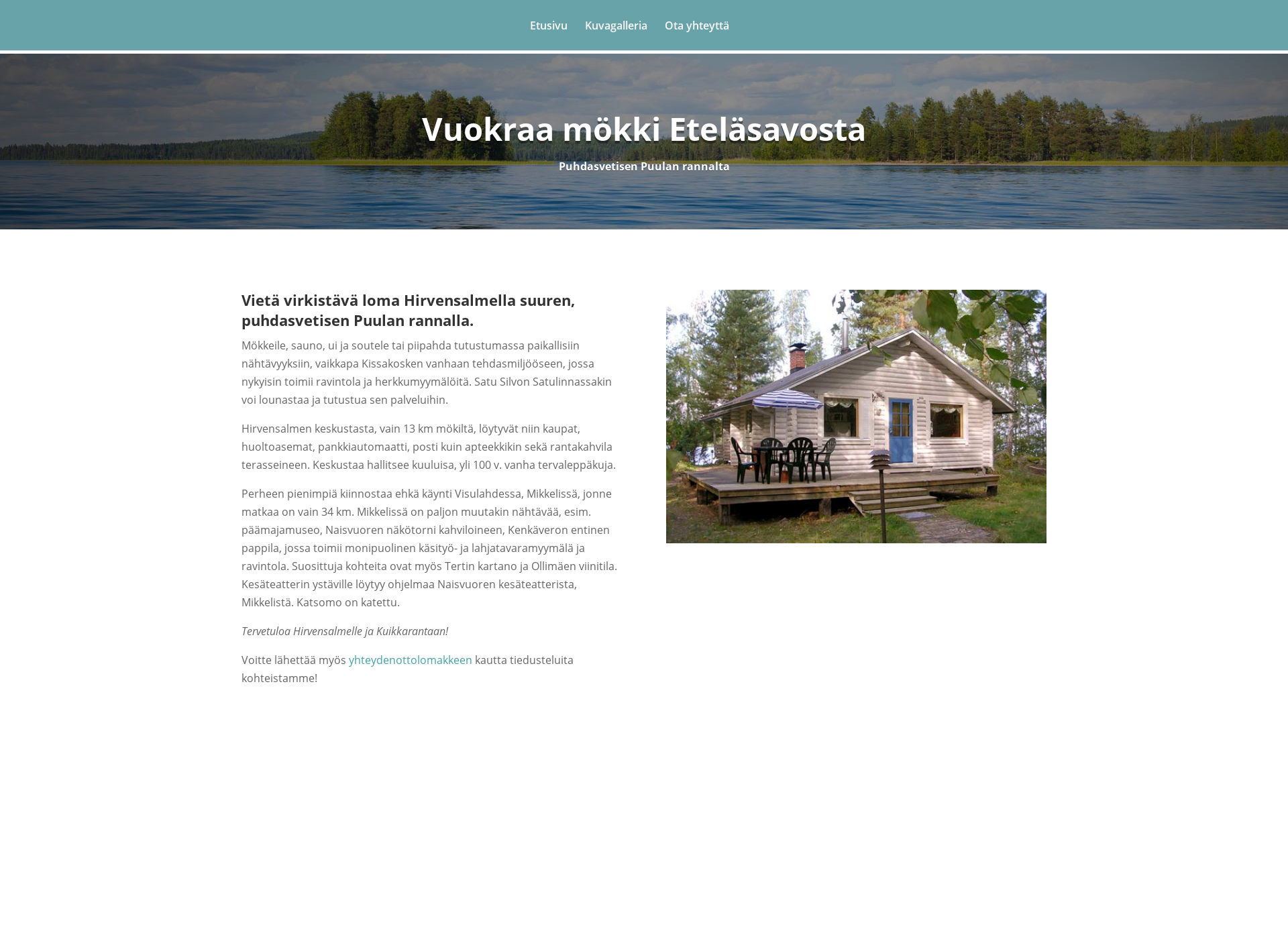 Screenshot for kuikkaranta.fi