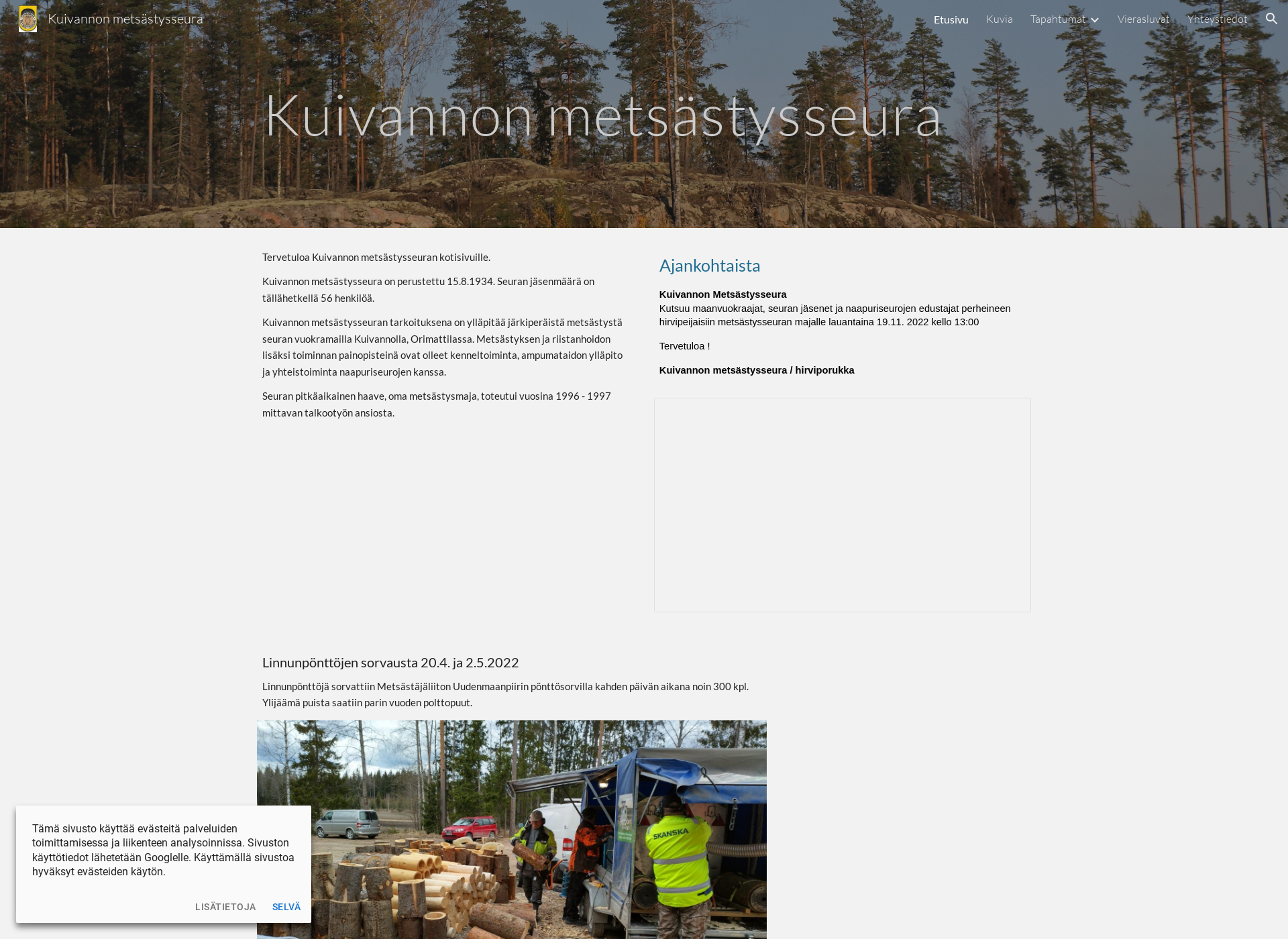 Screenshot for kuivannonms.fi