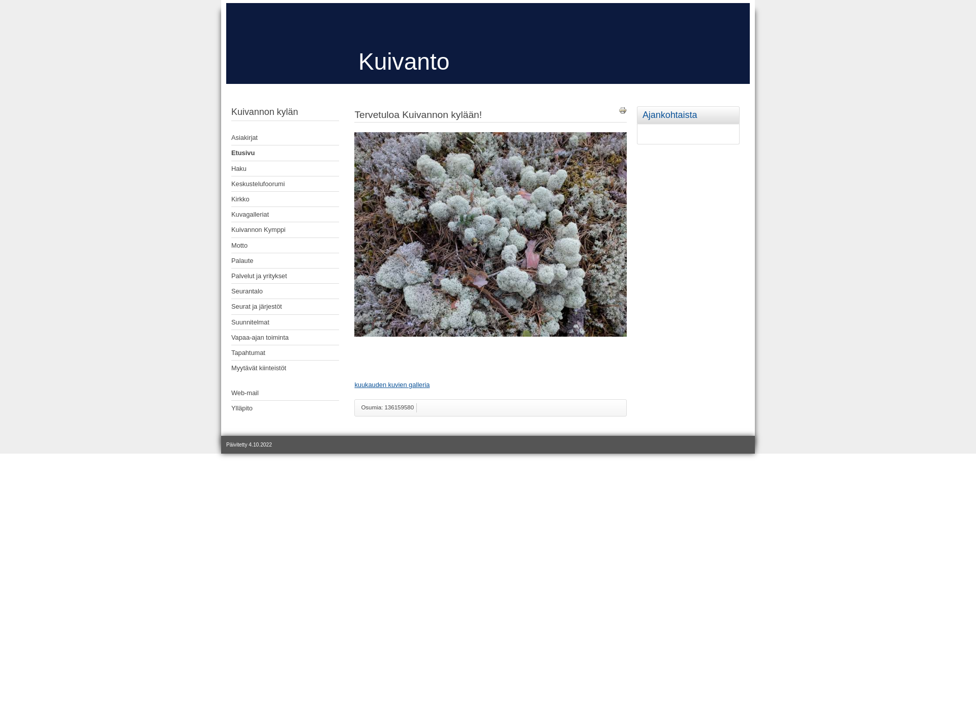 Screenshot for kuivanto.fi