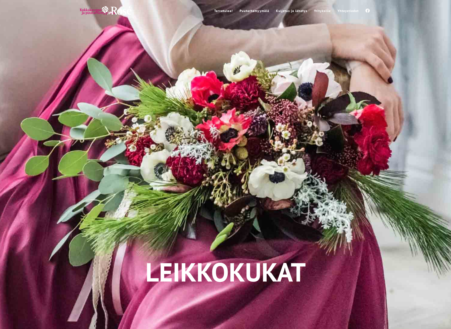 Screenshot for kukkakauppa-rosee.fi