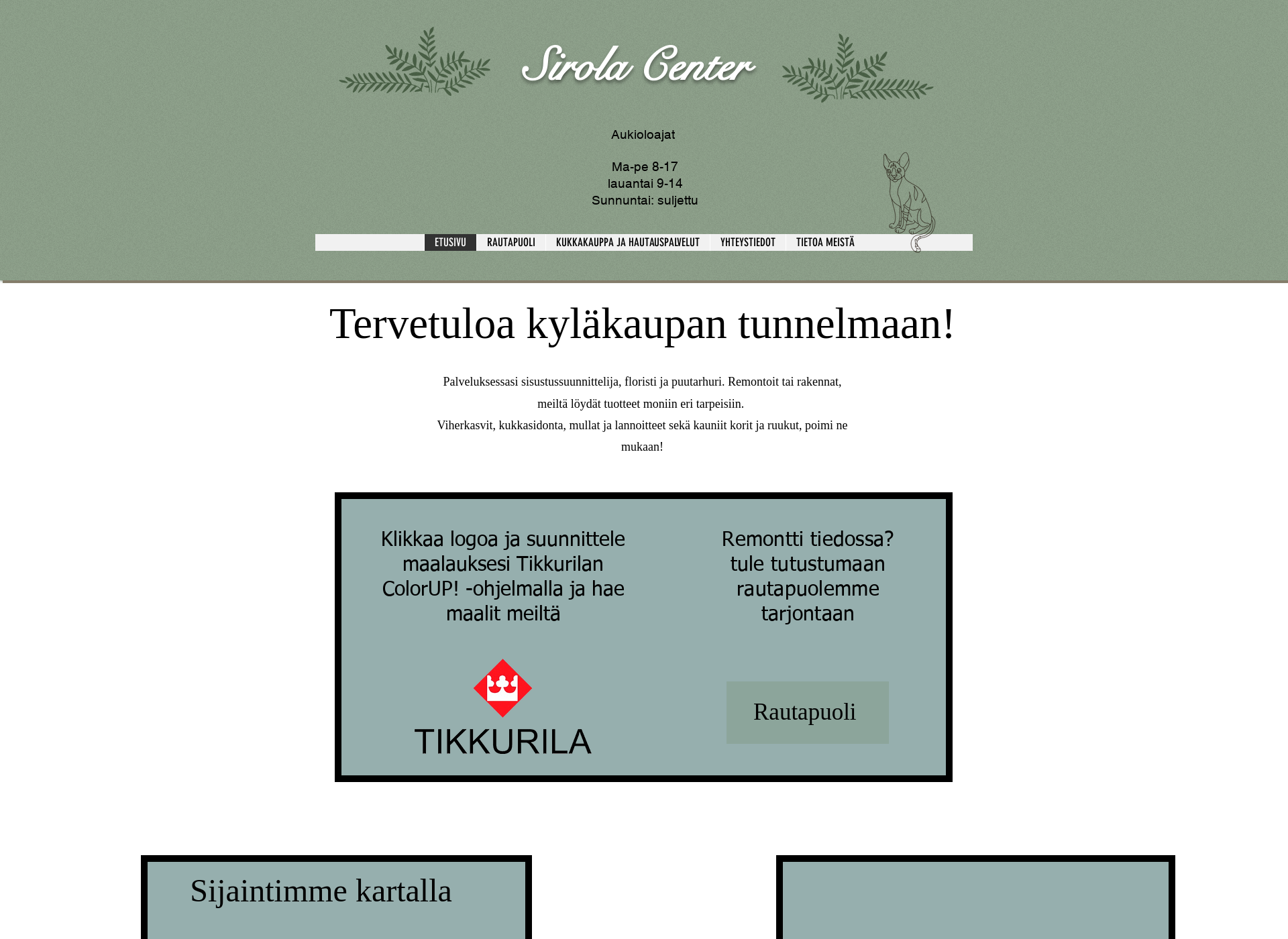 Screenshot for kukkakauppakihnio.fi