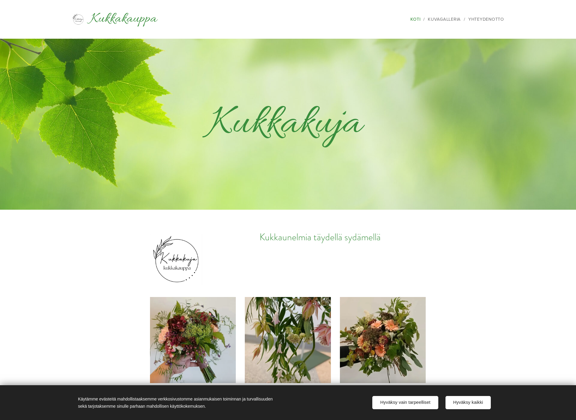 Screenshot for kukkakuja.fi