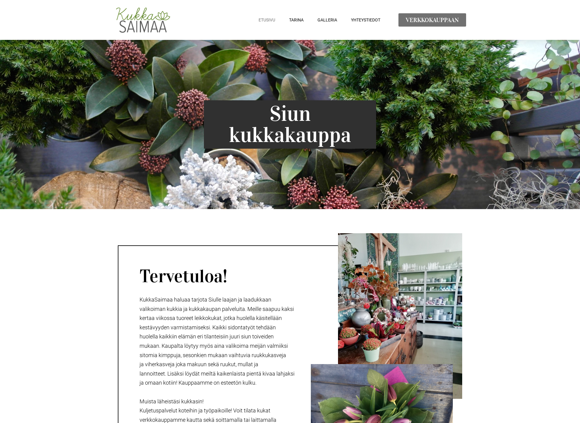 Screenshot for kukkasaimaa.fi