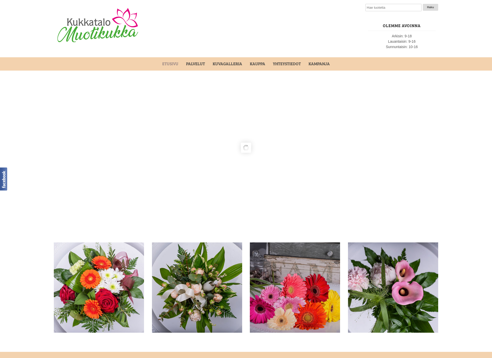 Screenshot for kukkialohja.fi
