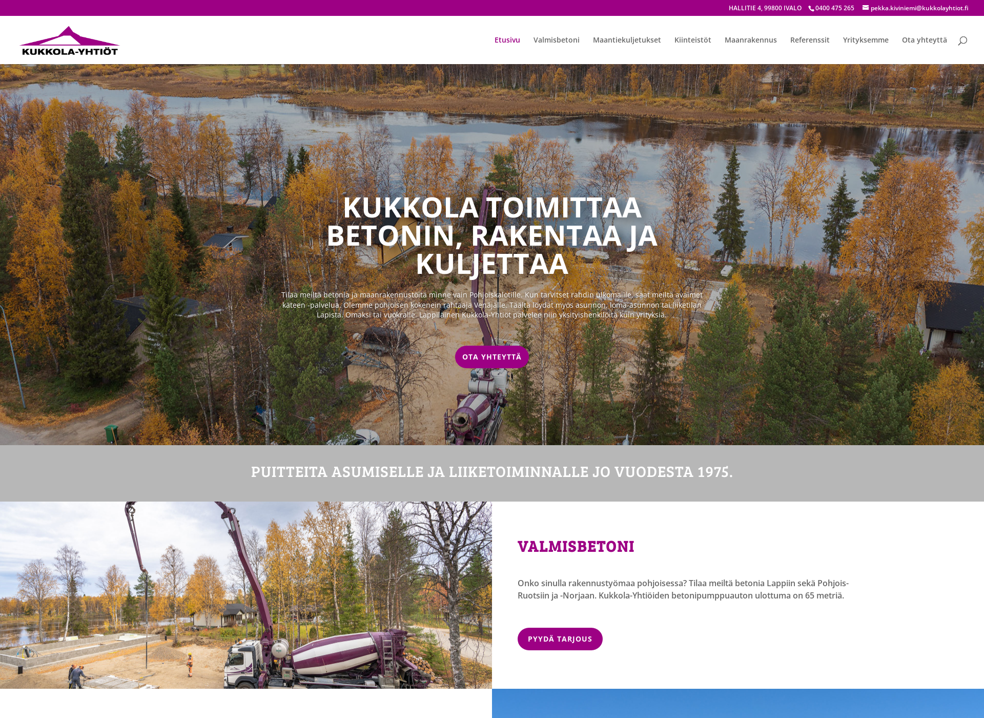 Screenshot for kukkolayhtiot.fi