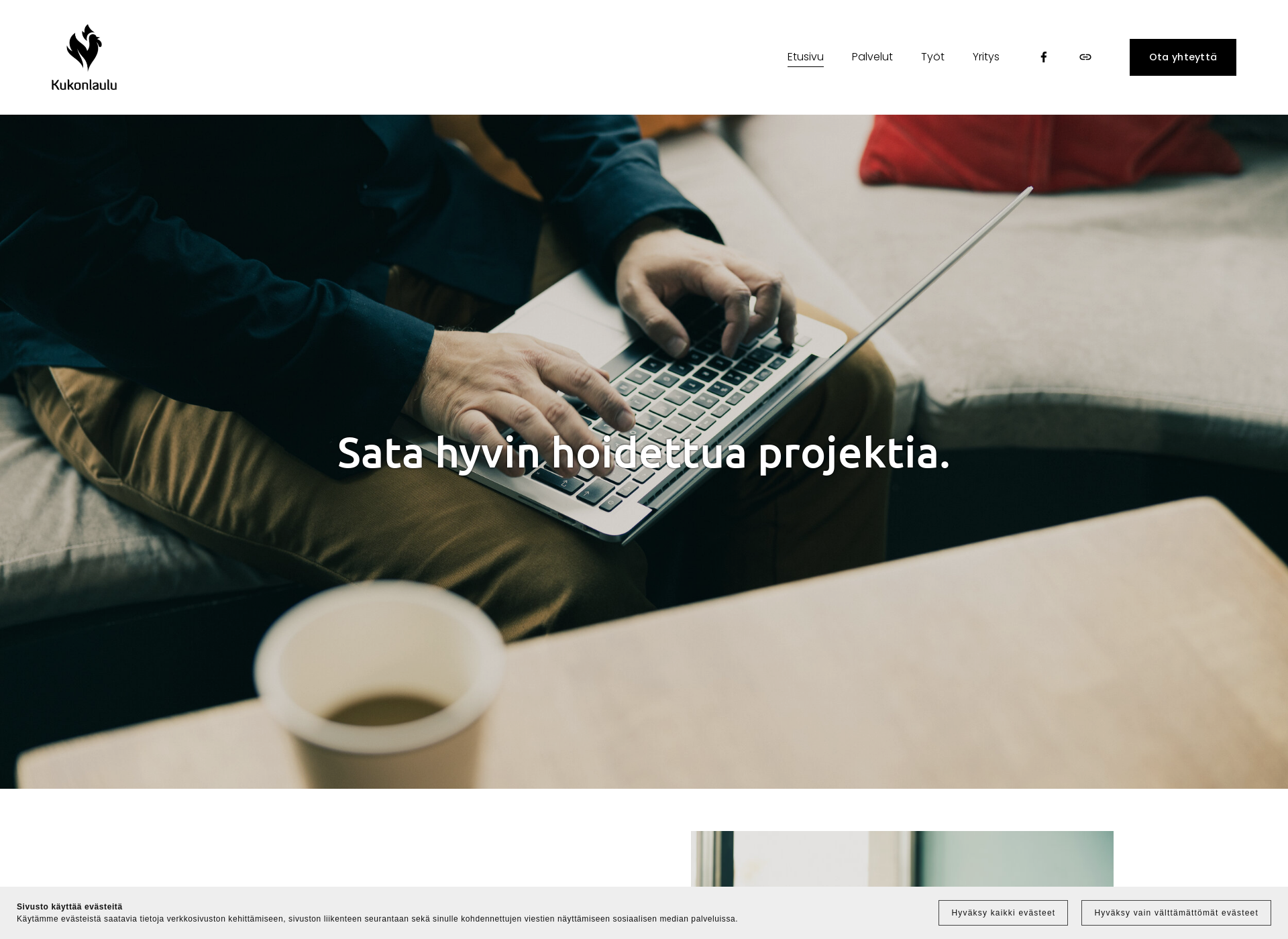 Screenshot for kukonlaulu.fi