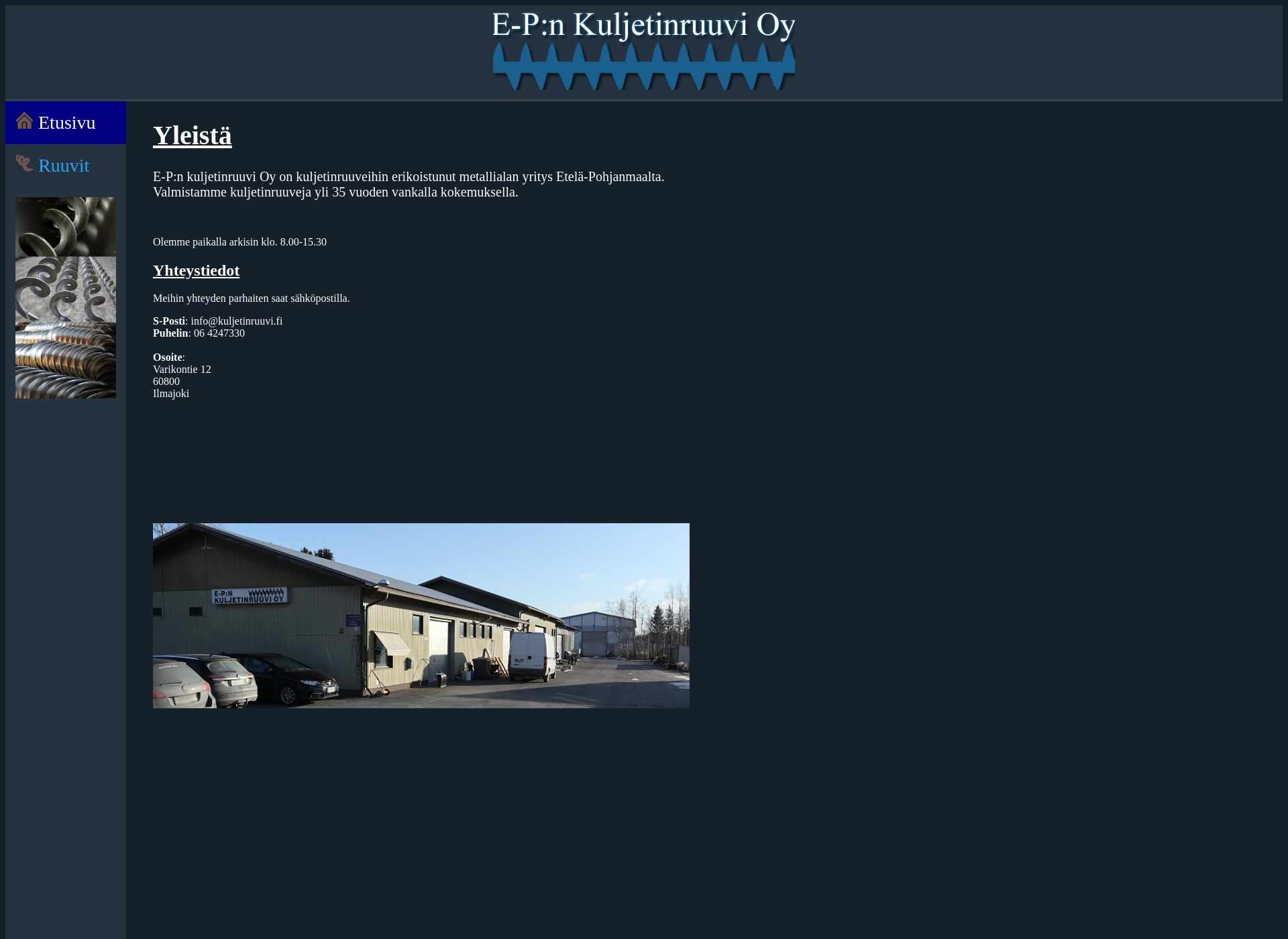 Screenshot for kuljetinruuvi.fi