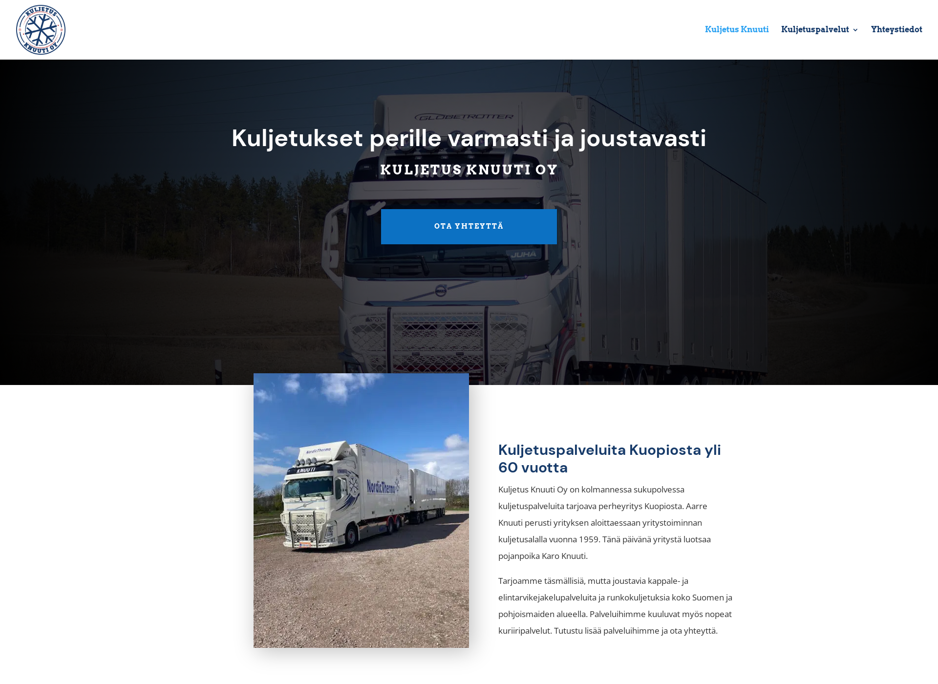 Screenshot for kuljetusknuuti.fi