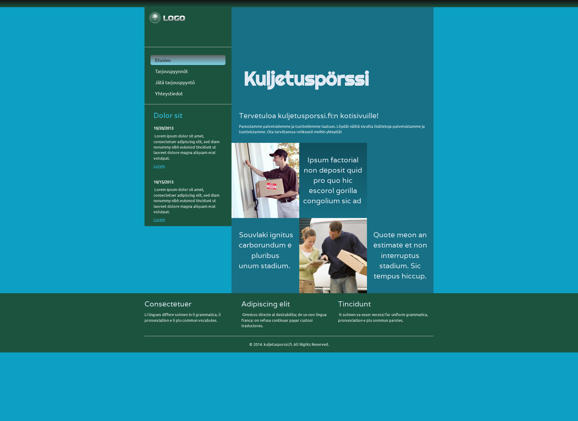 Screenshot for kuljetusporssi.fi