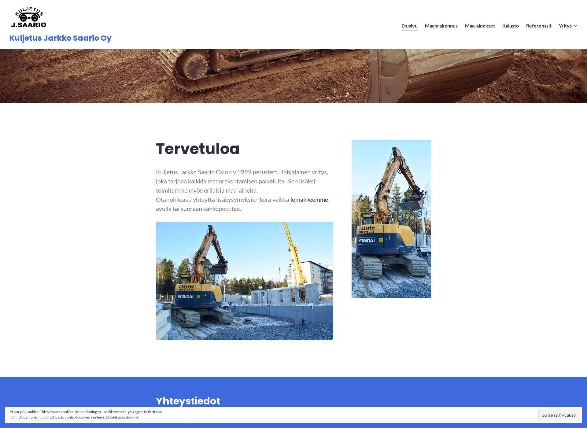 Screenshot for kuljetussaario.fi