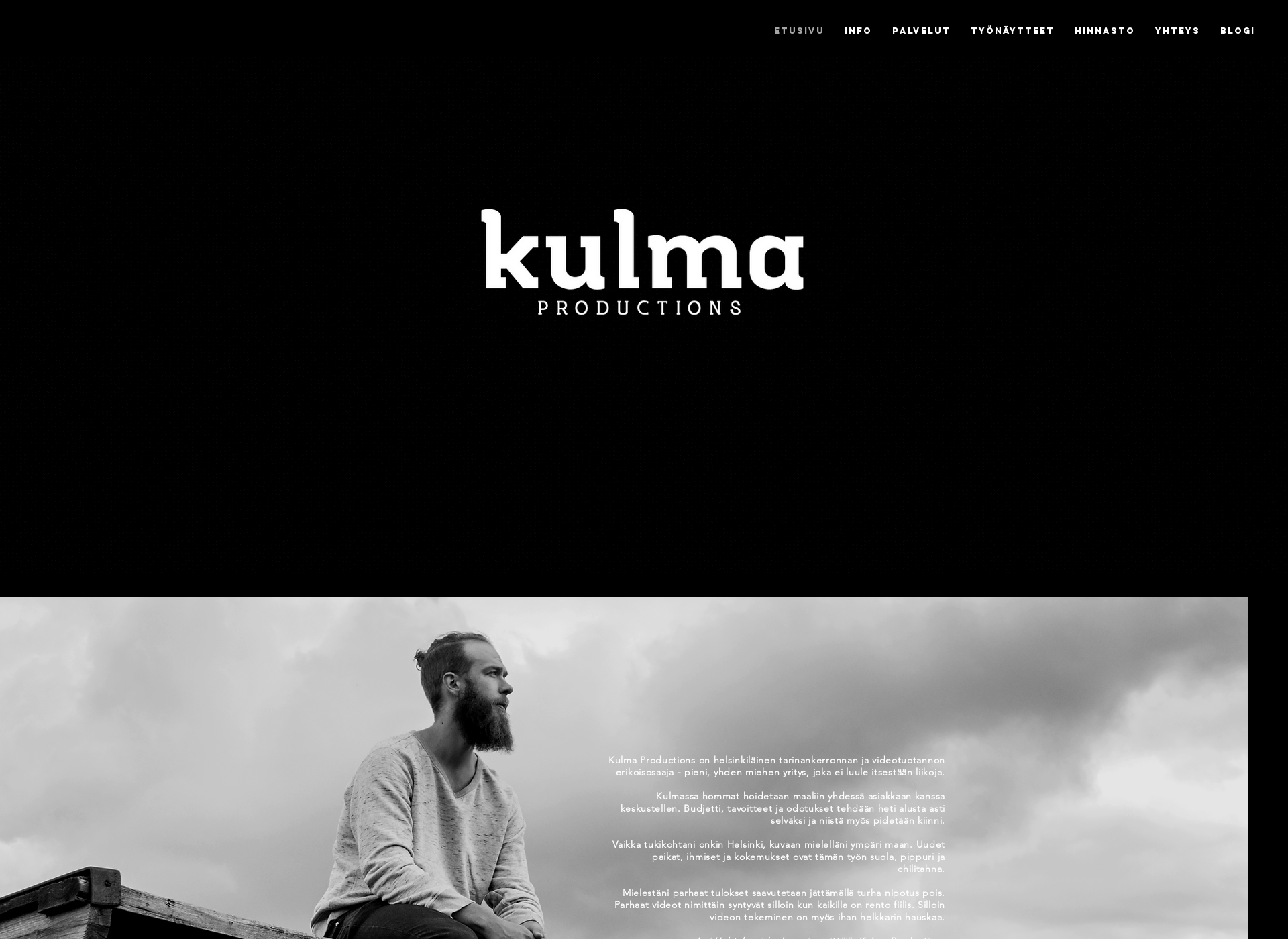Screenshot for kulmaproductions.fi