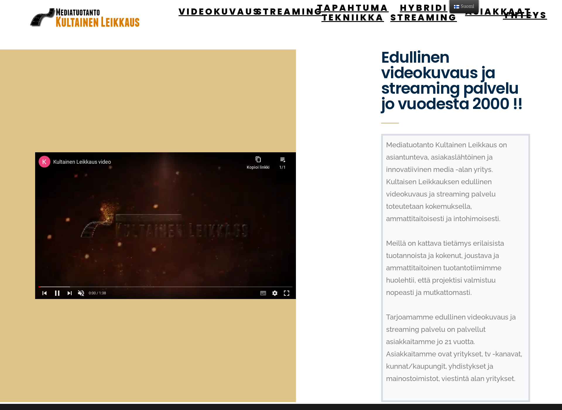Screenshot for kultainenleikkaus.fi