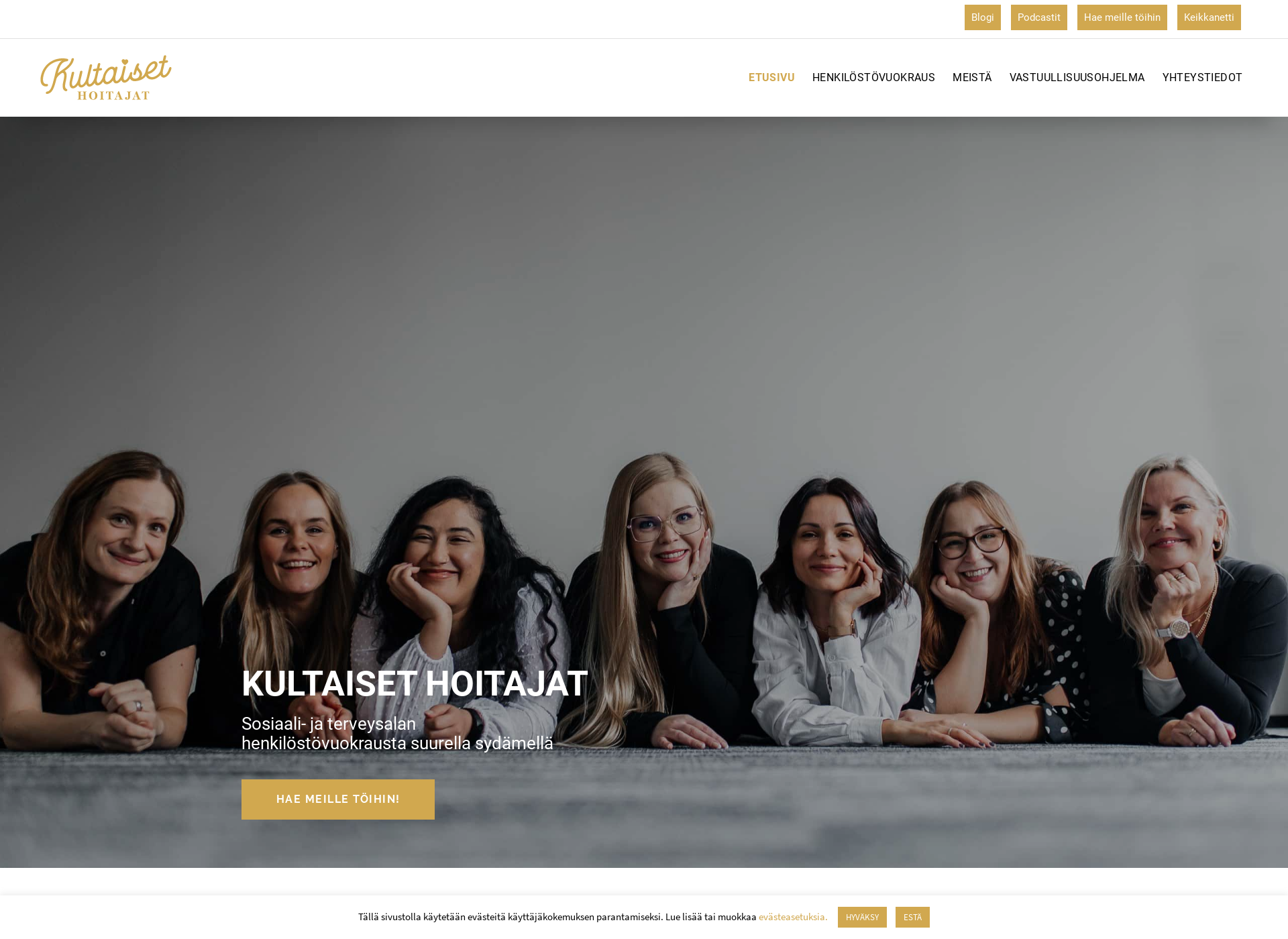 Screenshot for kultaisethoitajat.fi
