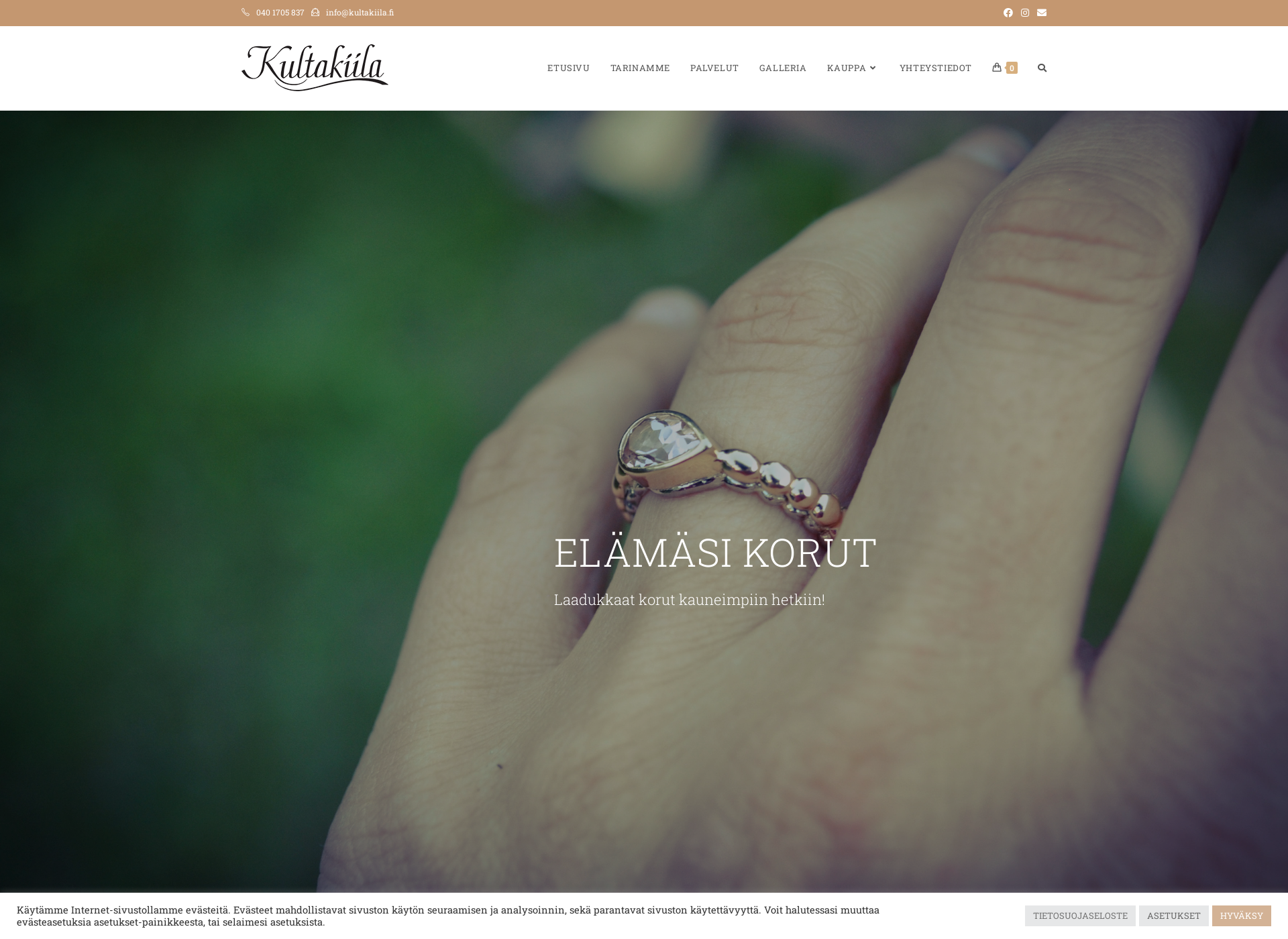 Screenshot for kultakiila.fi