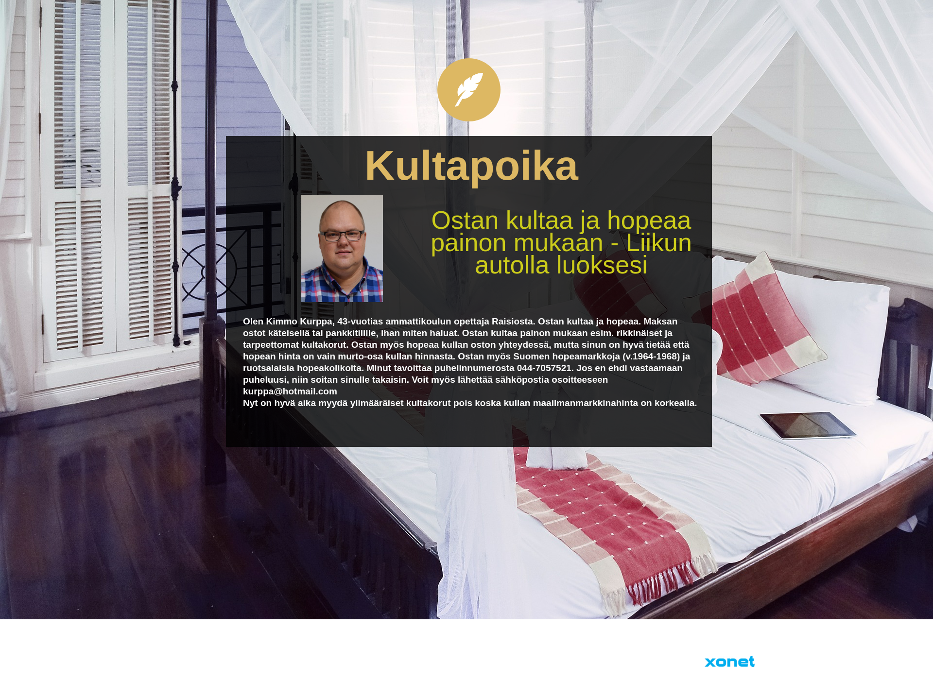 Screenshot for kultapoika.fi