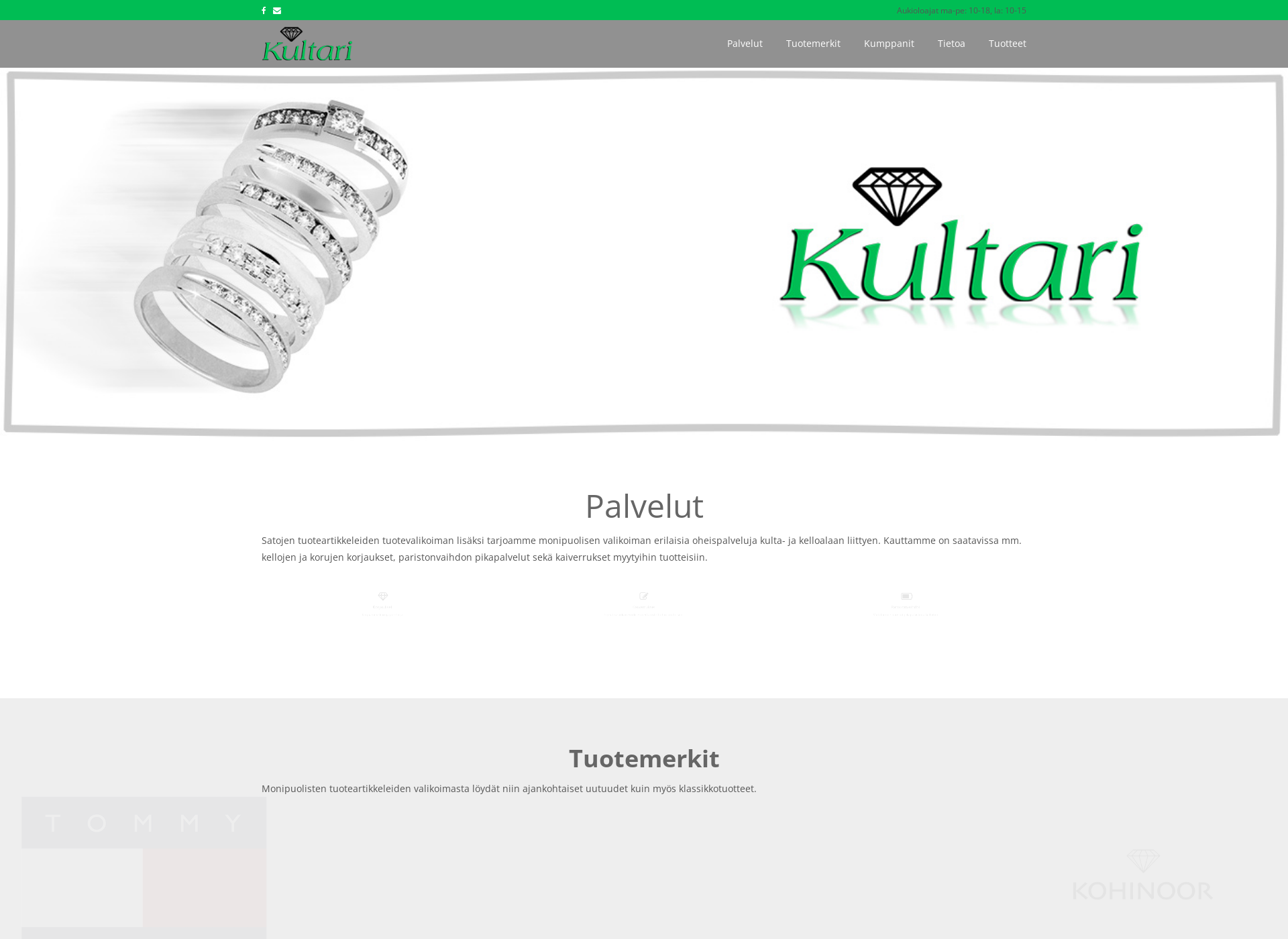 Screenshot for kultari.fi