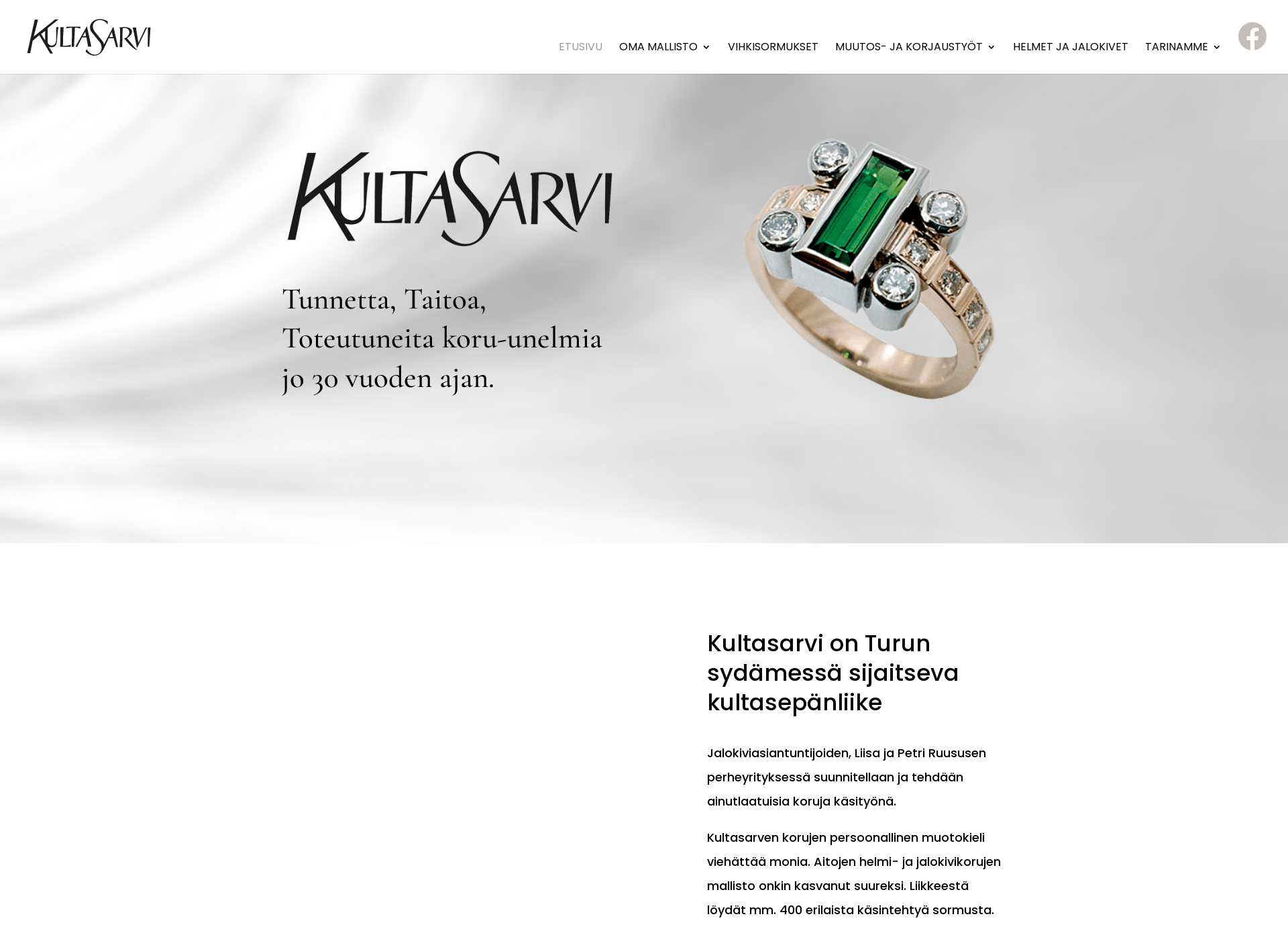 Screenshot for kultasarvi.fi