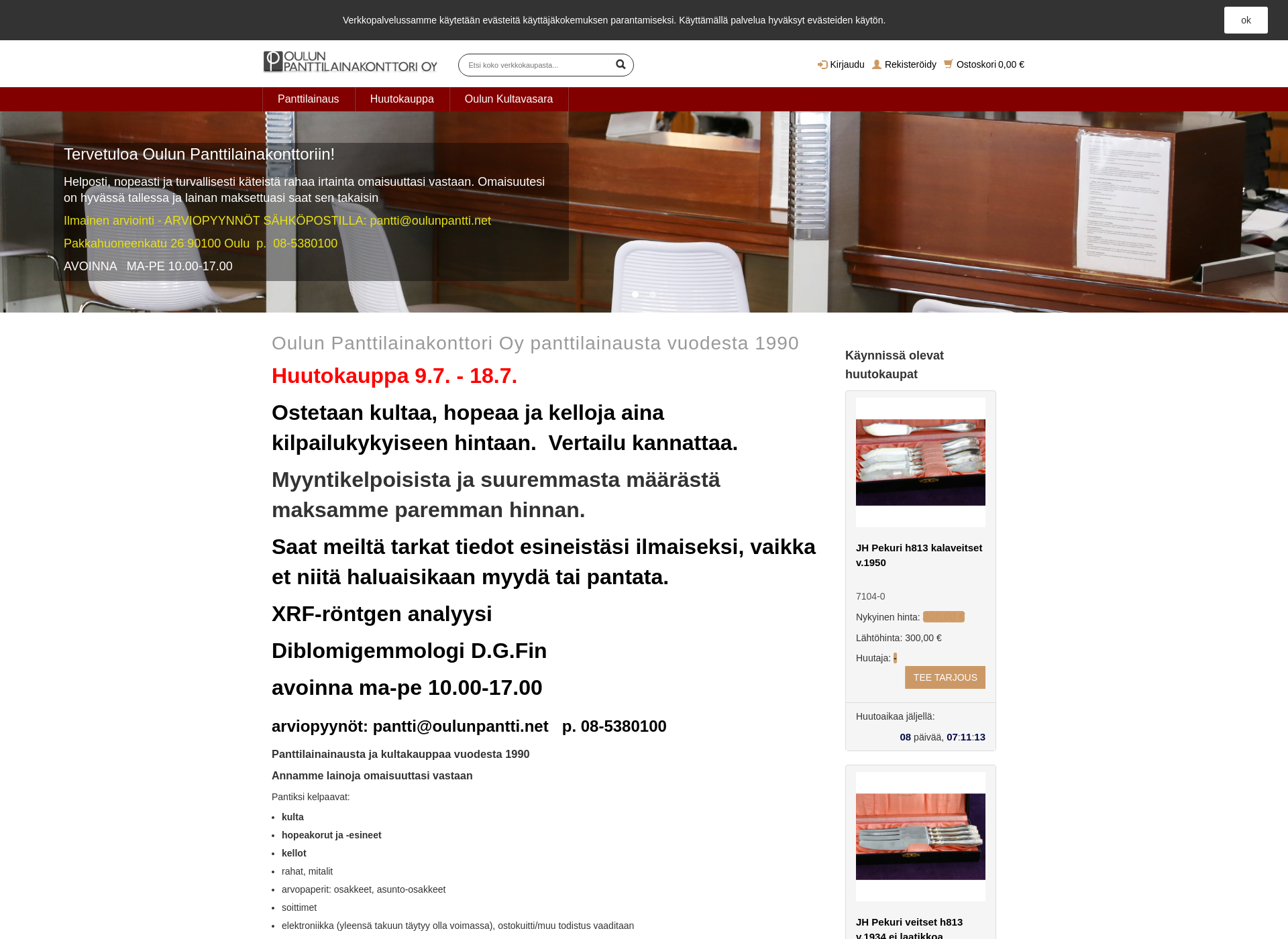 Screenshot for kultaviisari.fi