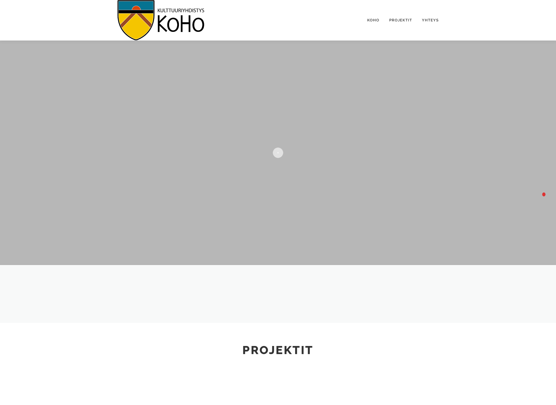 Screenshot for kulttuurikoho.fi