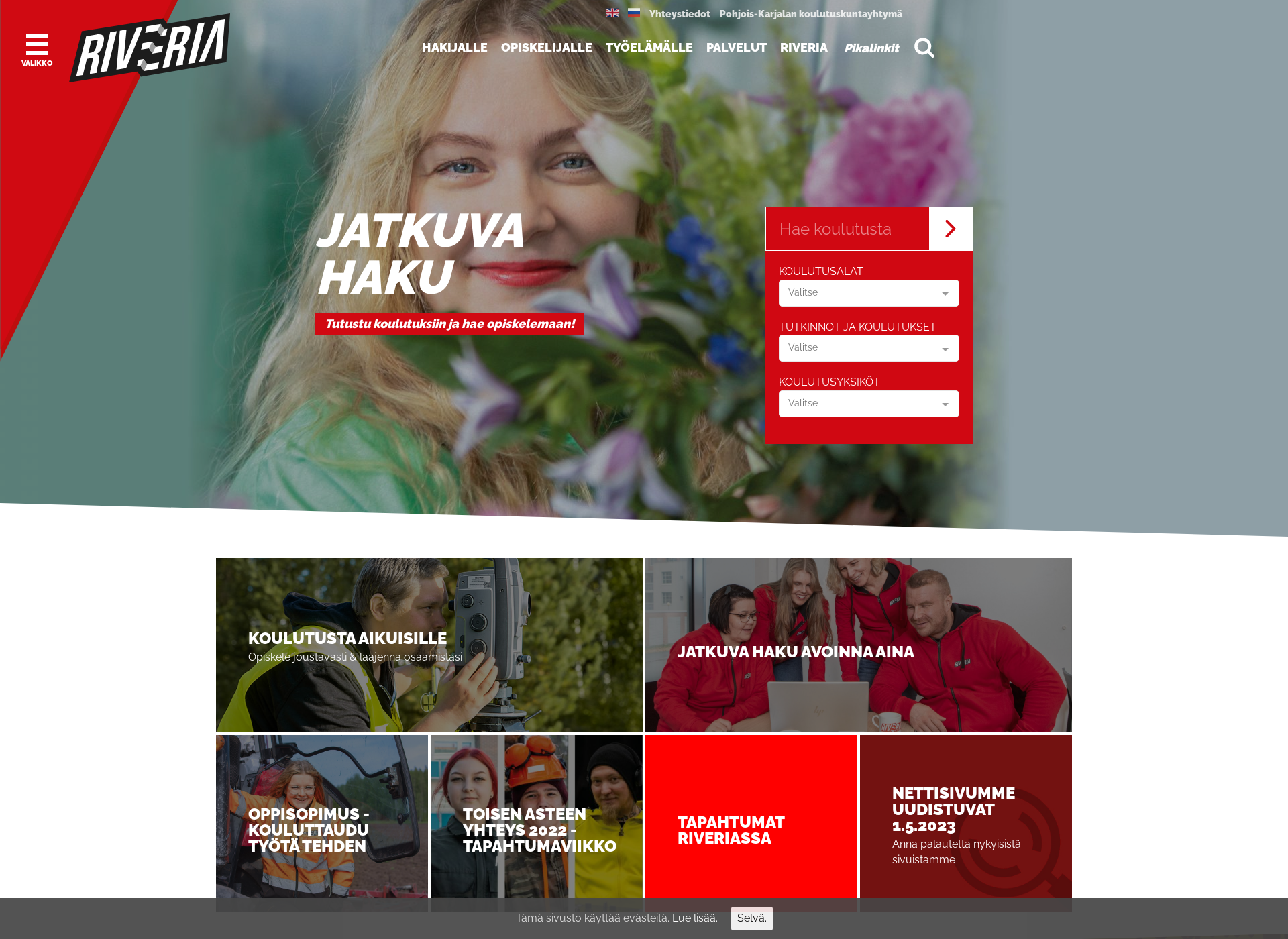 Screenshot for kulttuuriopit.fi
