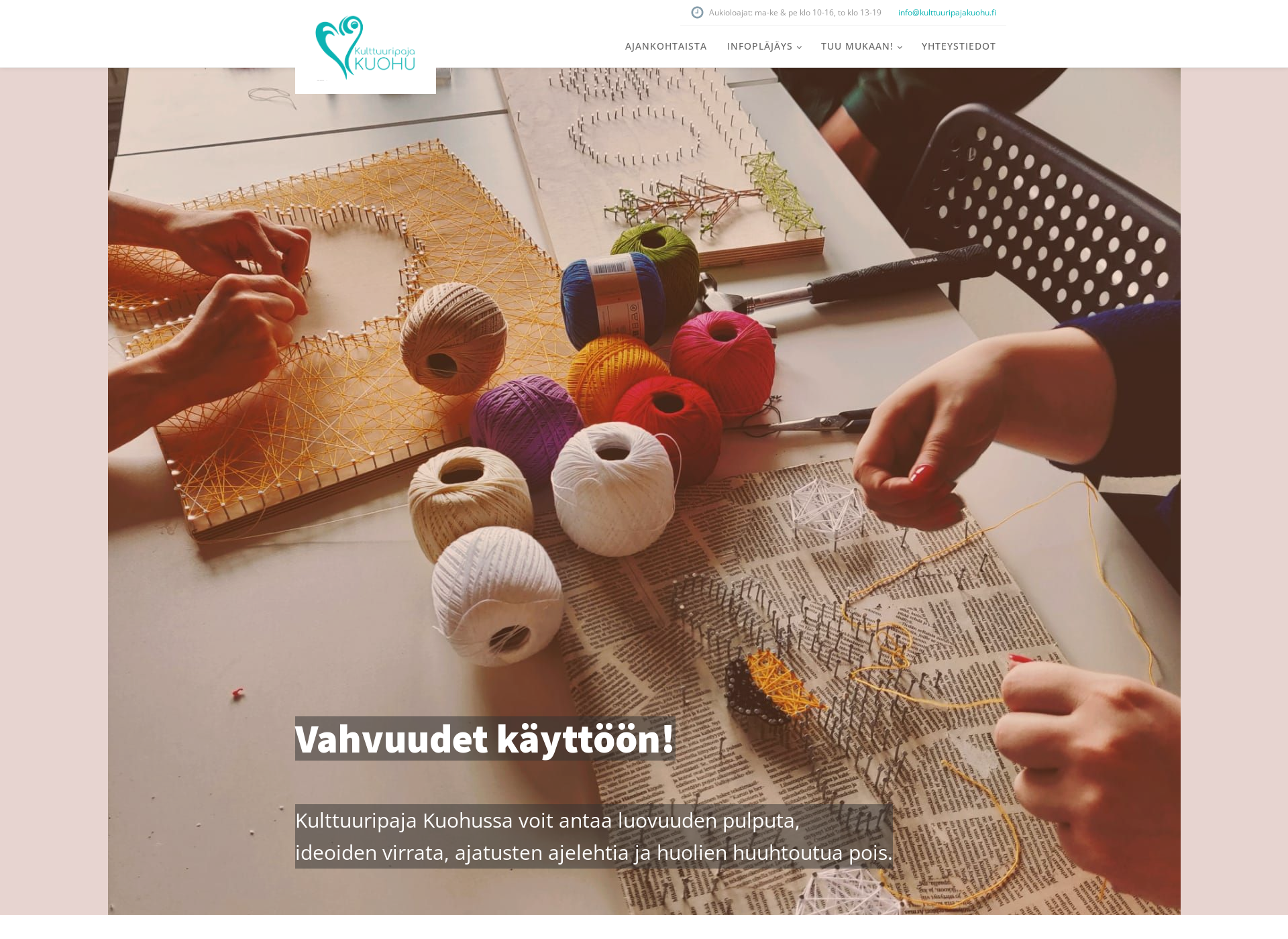 Screenshot for kulttuuripajakuohu.fi