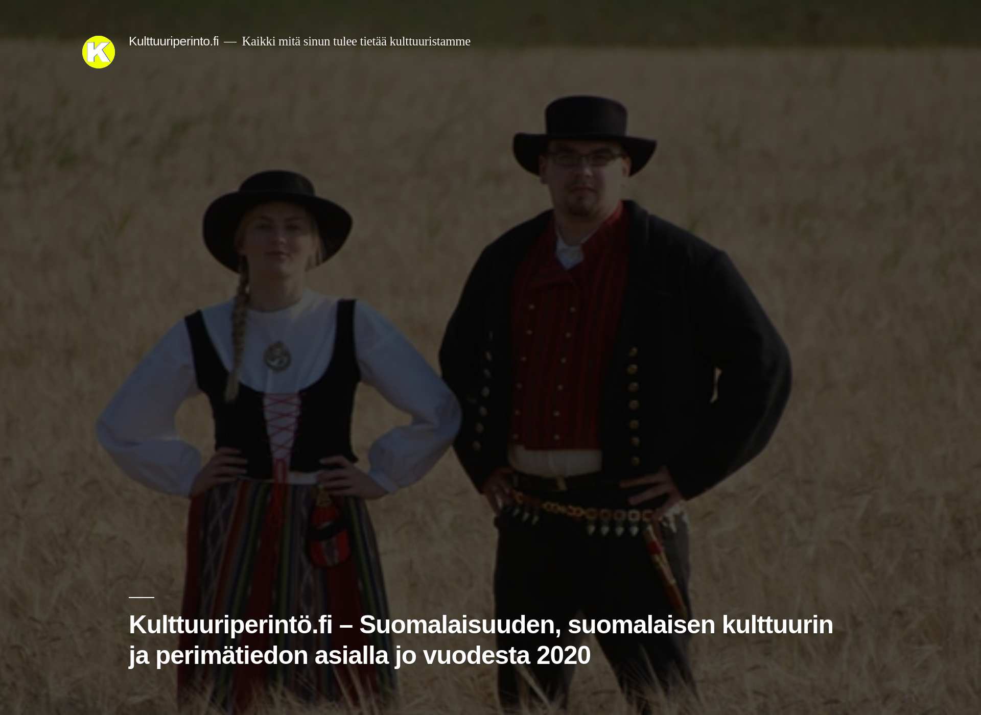 Screenshot for kulttuuriperinto.fi