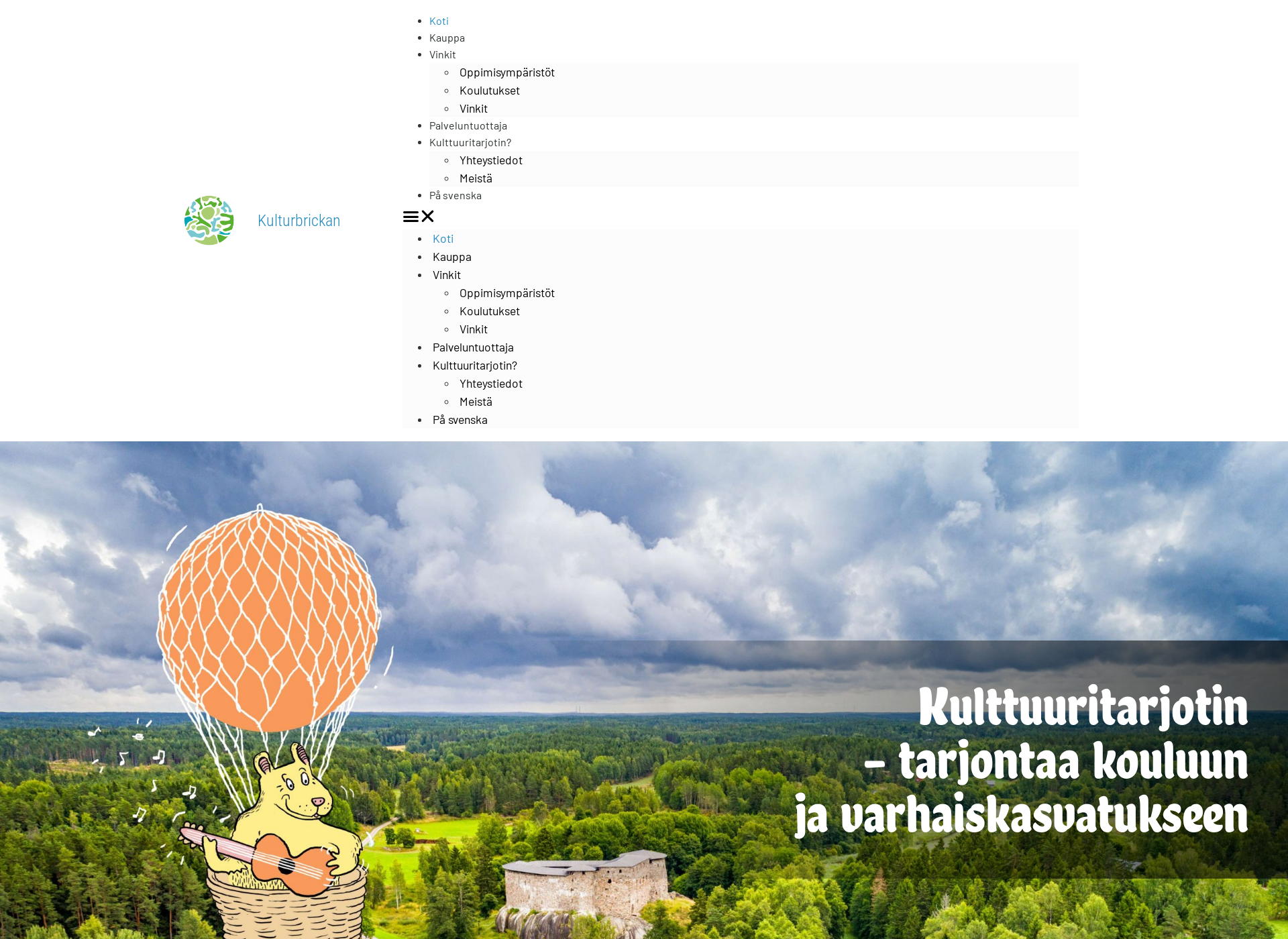 Screenshot for kulturbrickan.fi