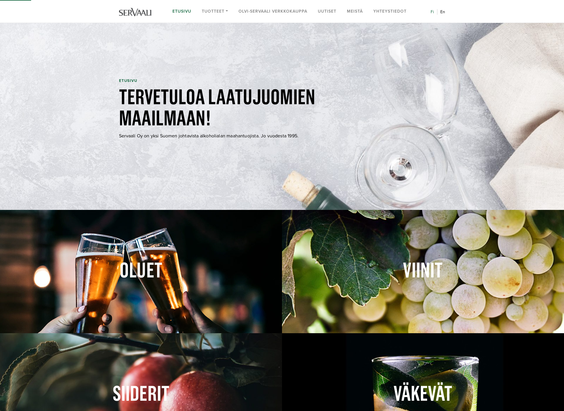 Screenshot for kumala.fi