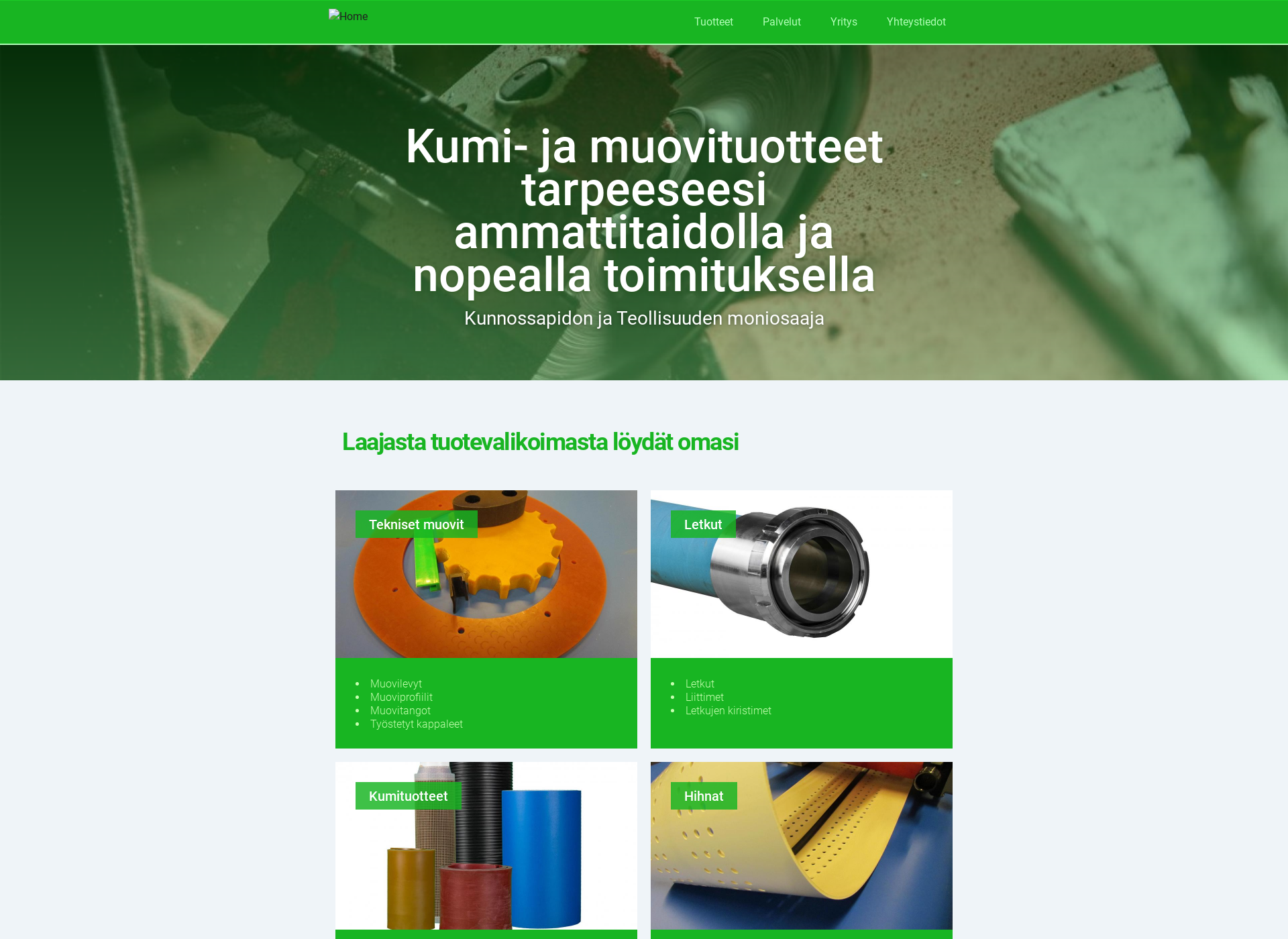 Skärmdump för kumiapu.fi