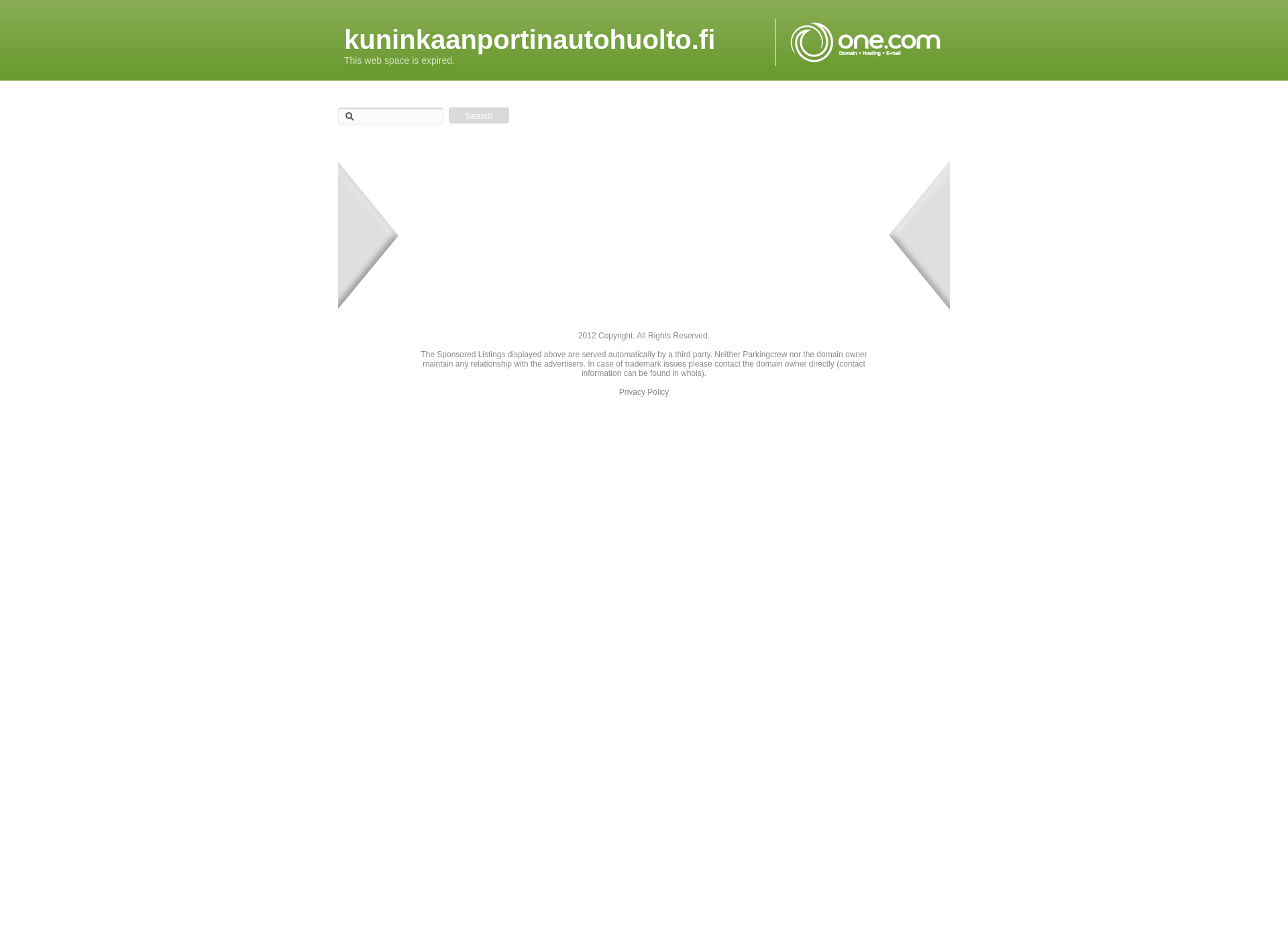 Screenshot for kuninkaanportinautohuolto.fi