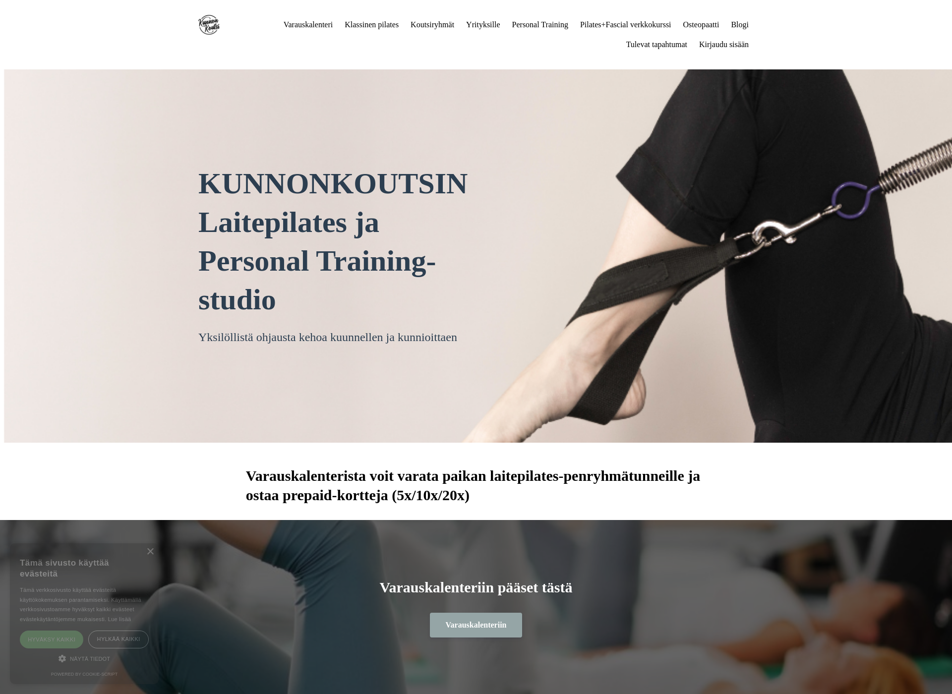 Screenshot for kunnonkoutsi.fi