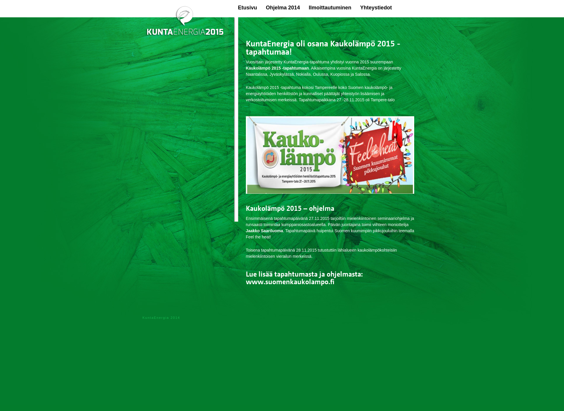 Screenshot for kuntaenergia.fi