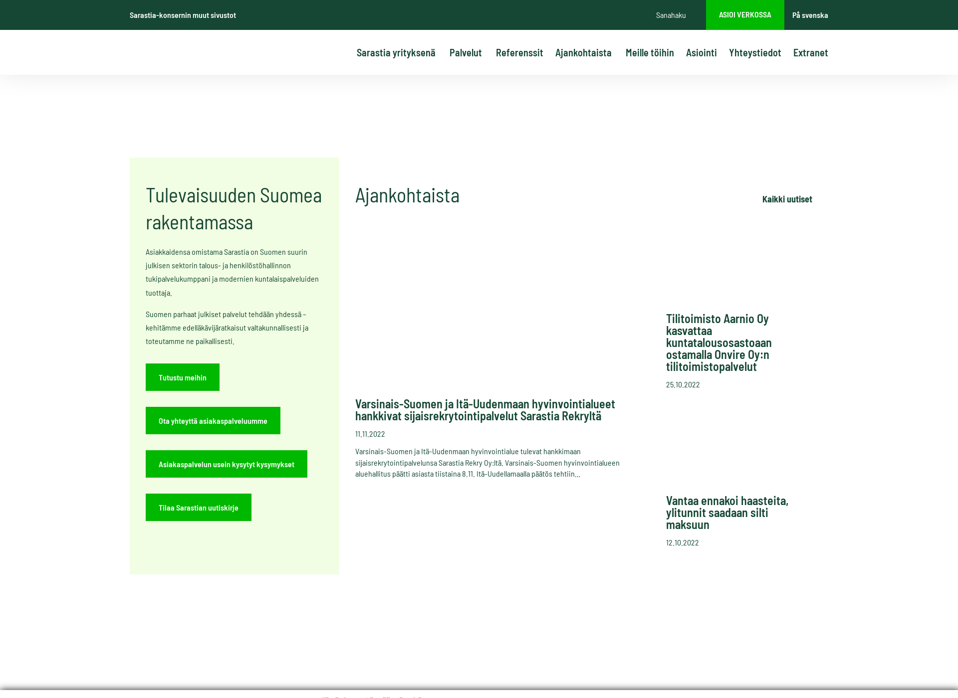 Screenshot for kuntapro.fi