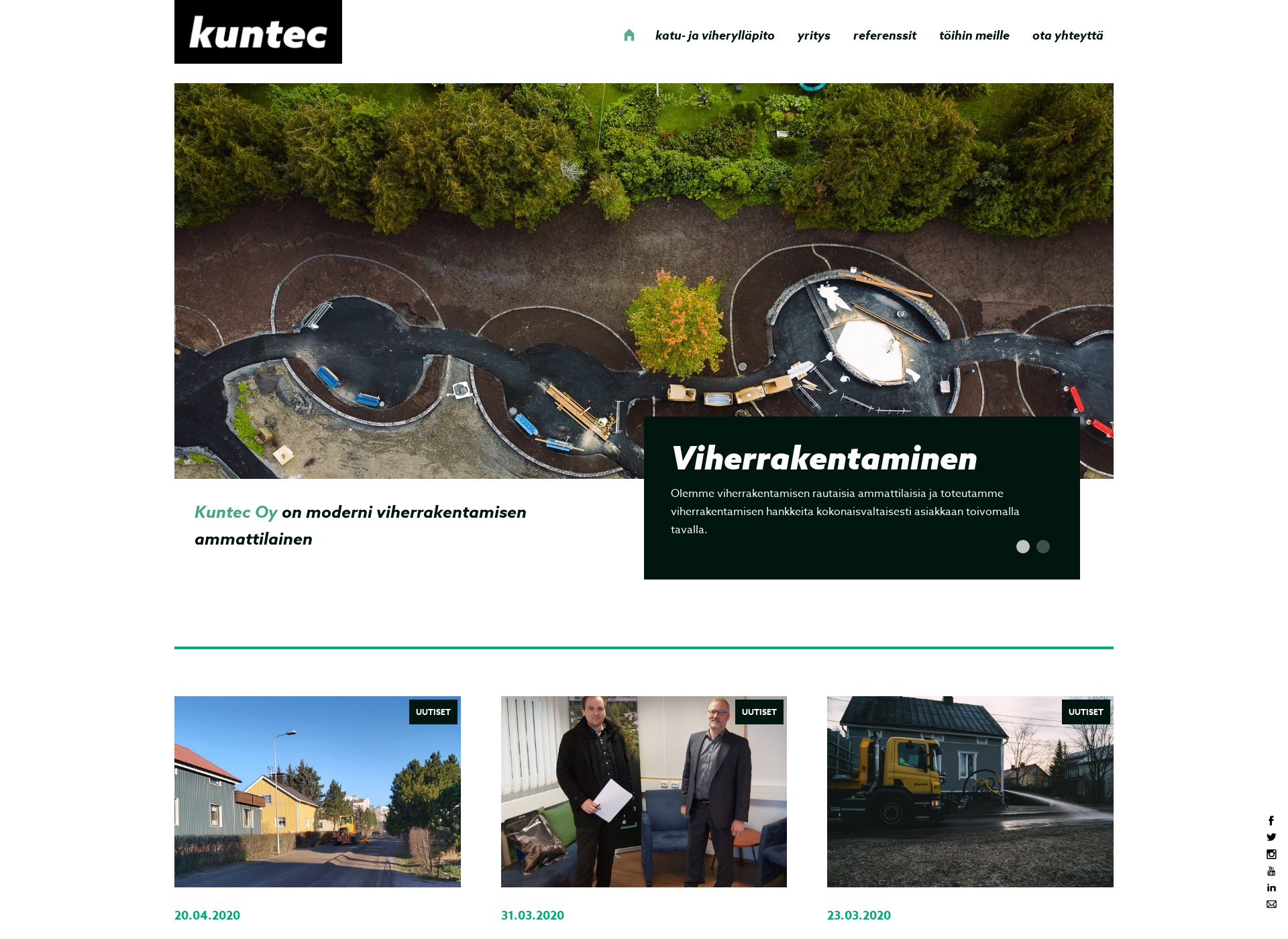 Screenshot for kuntec.fi