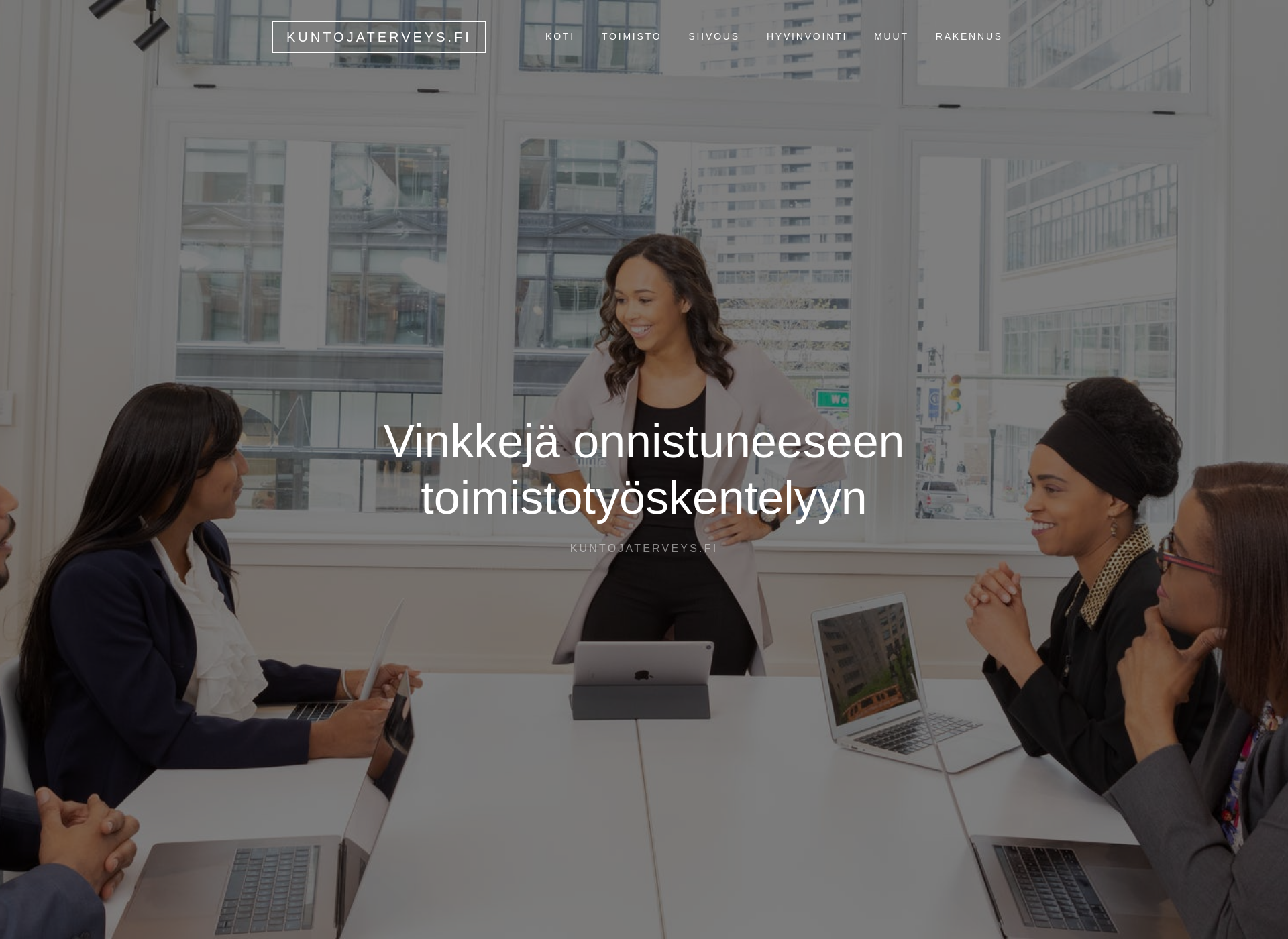 Screenshot for kuntojaterveys.fi