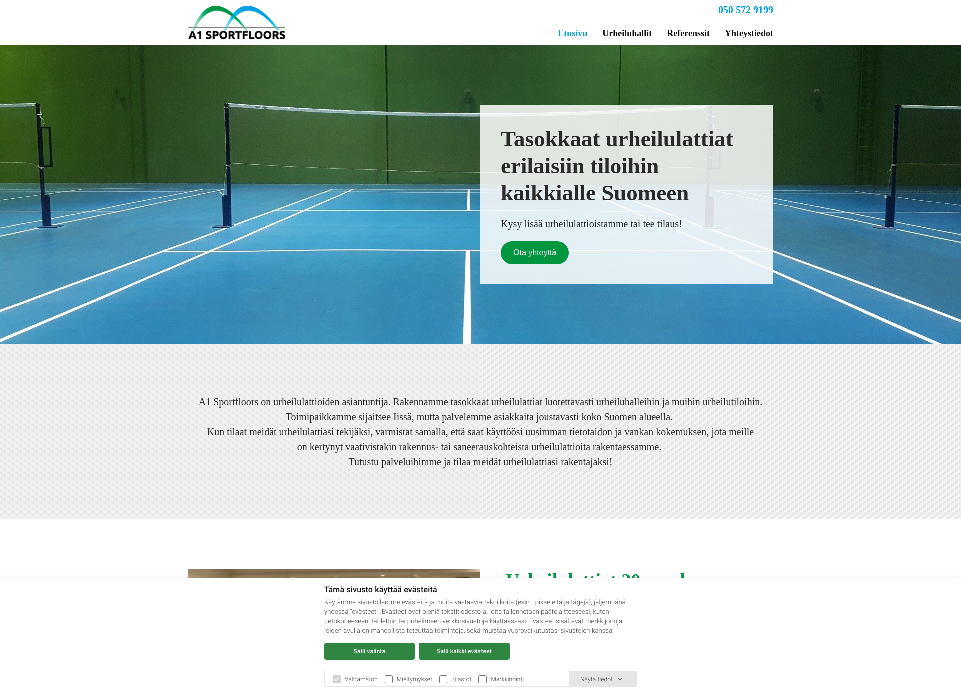 Screenshot for kuntosalilattia.fi