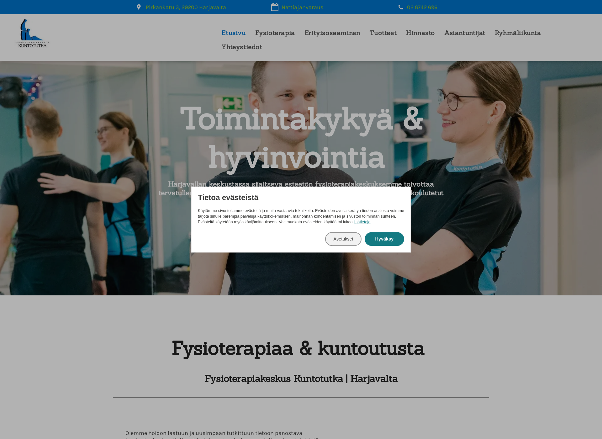 Näyttökuva kuntotutka.fi