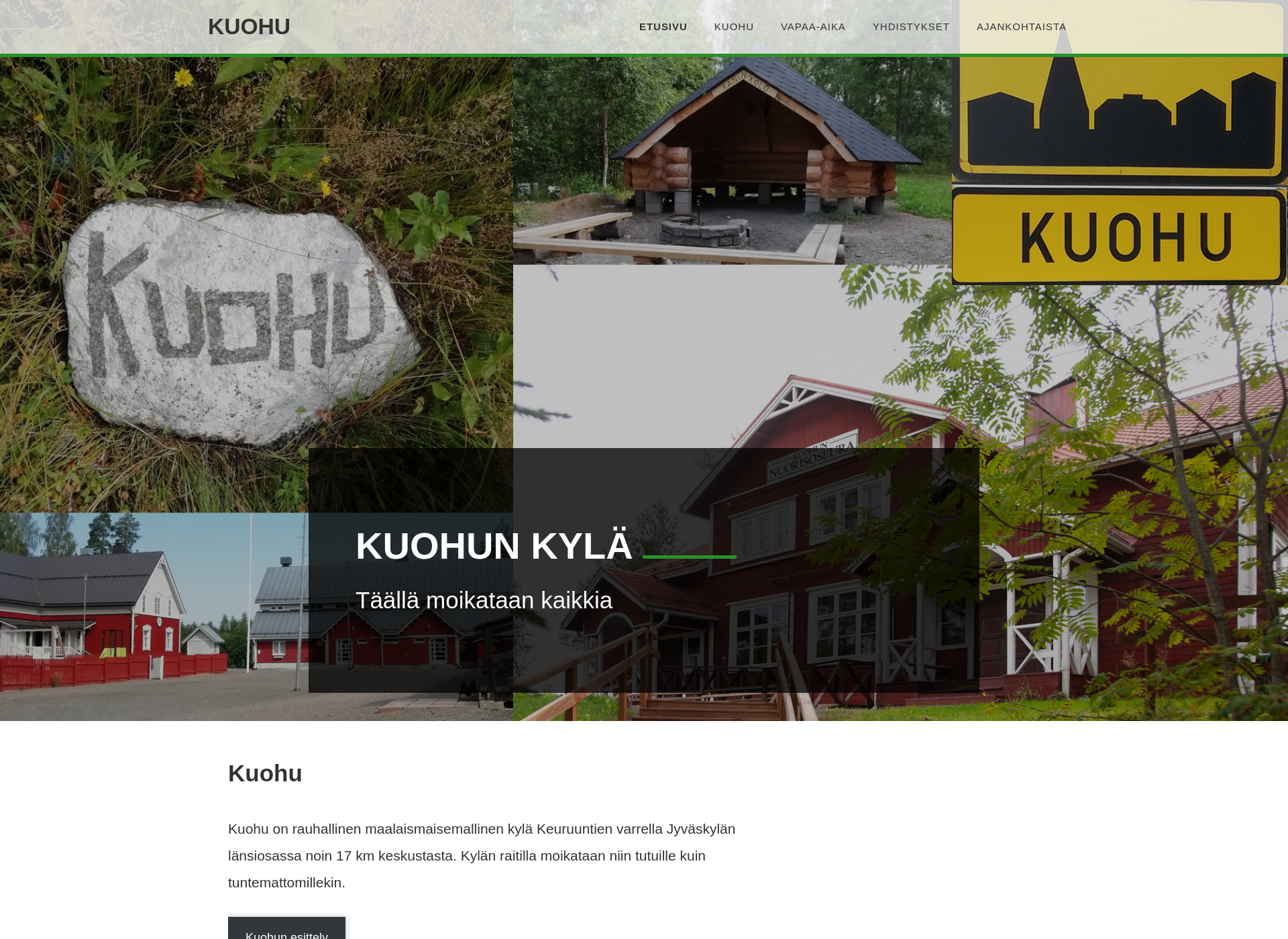 Screenshot for kuohunkyla.fi