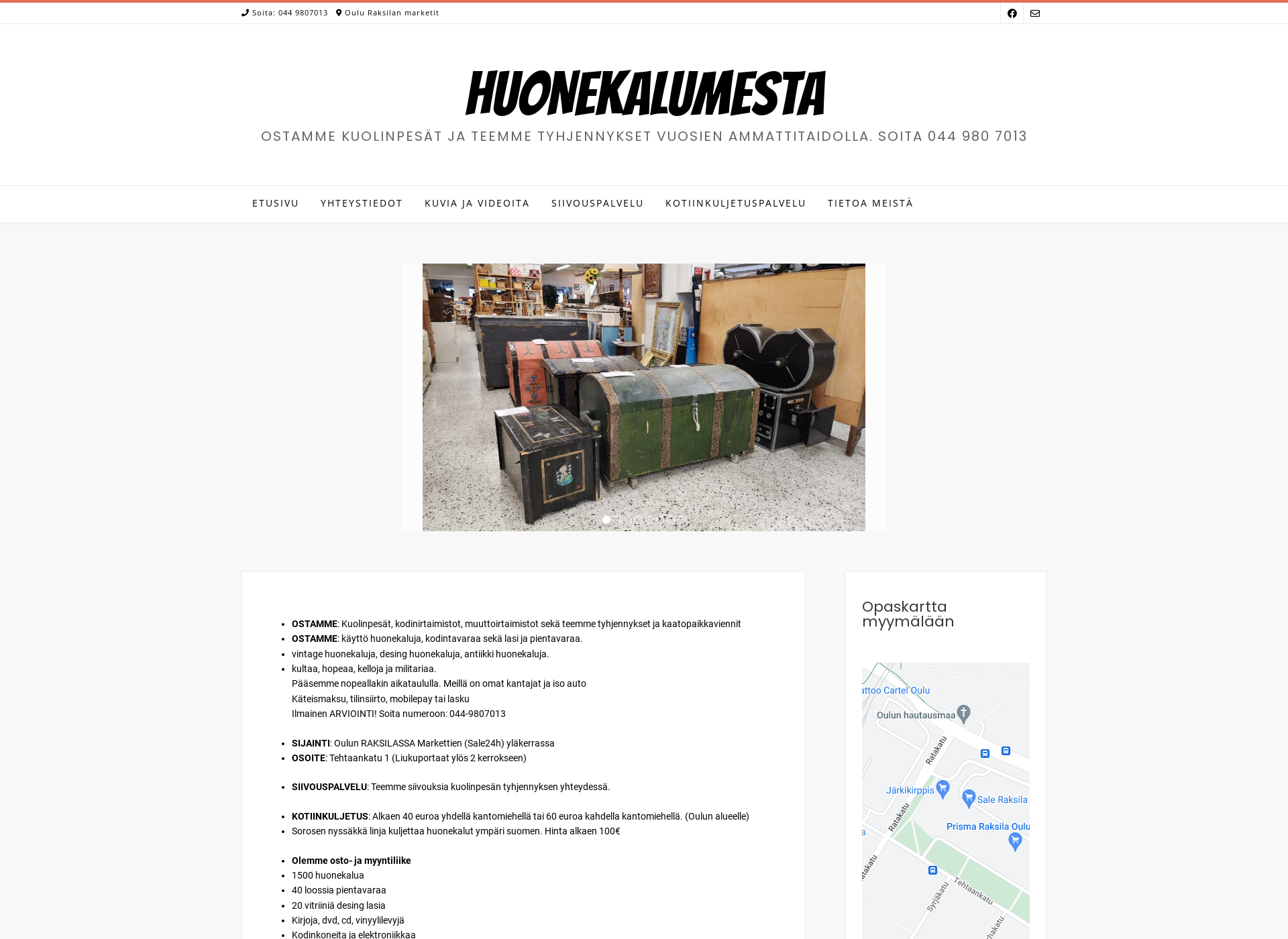 Screenshot for kuolinpesatoulu.fi
