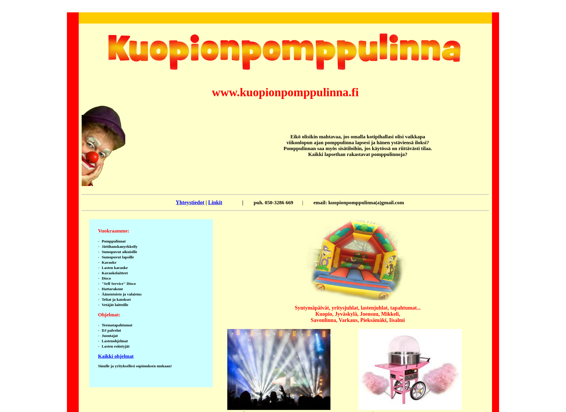 Screenshot for kuopionpomppulinna.fi