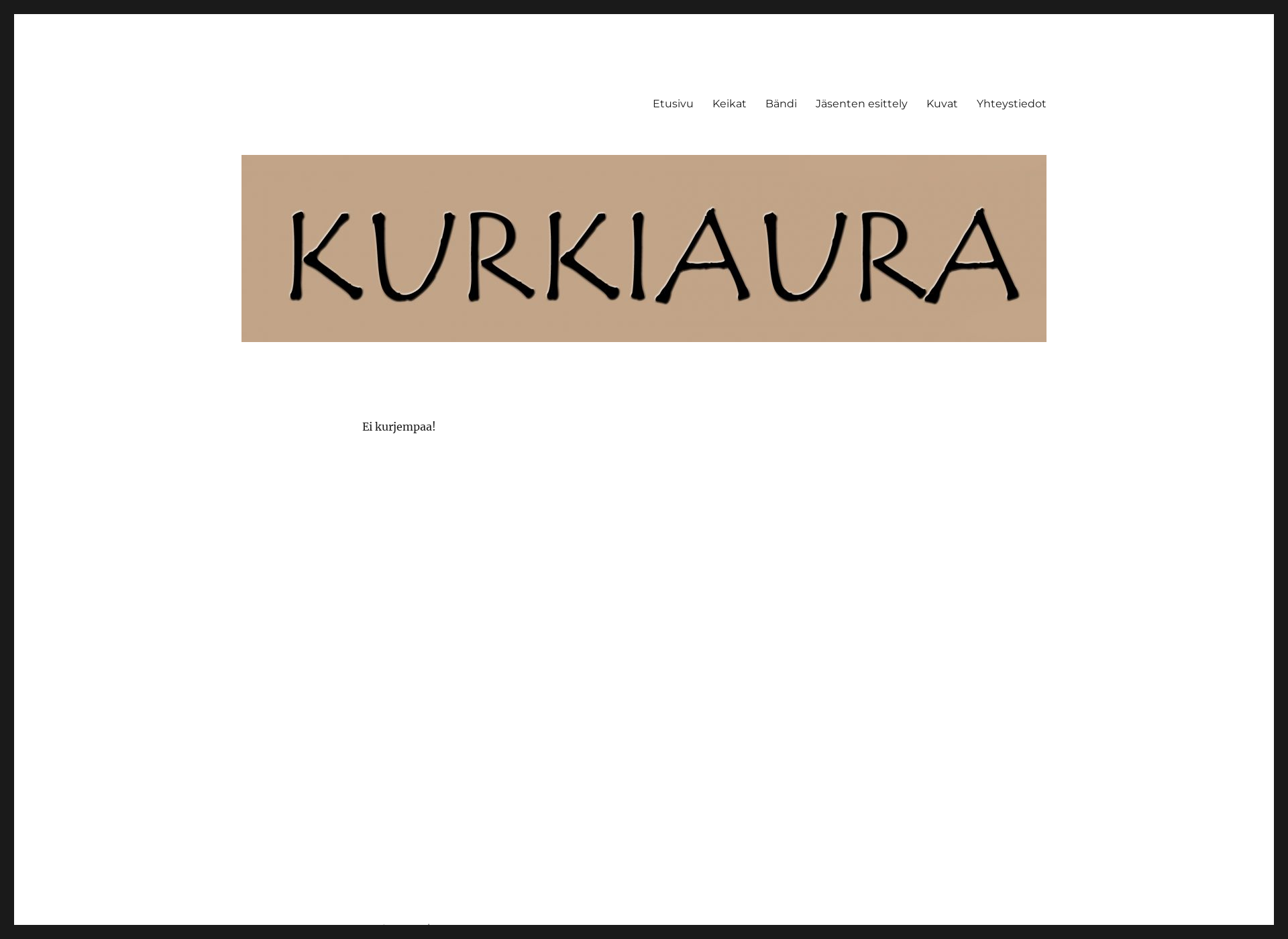 Screenshot for kurkiaurayhtye.fi