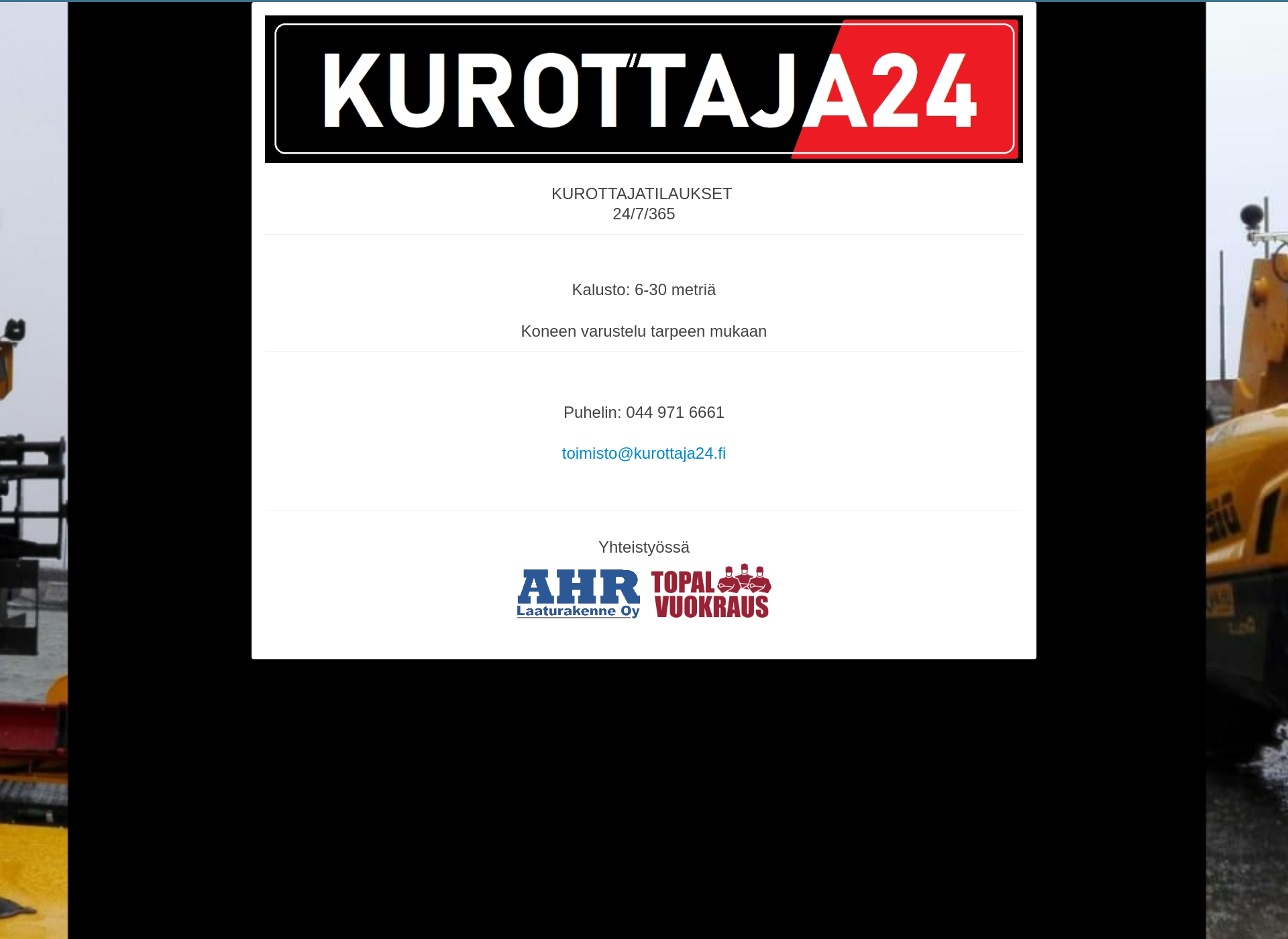 Skärmdump för kurottaja24.fi