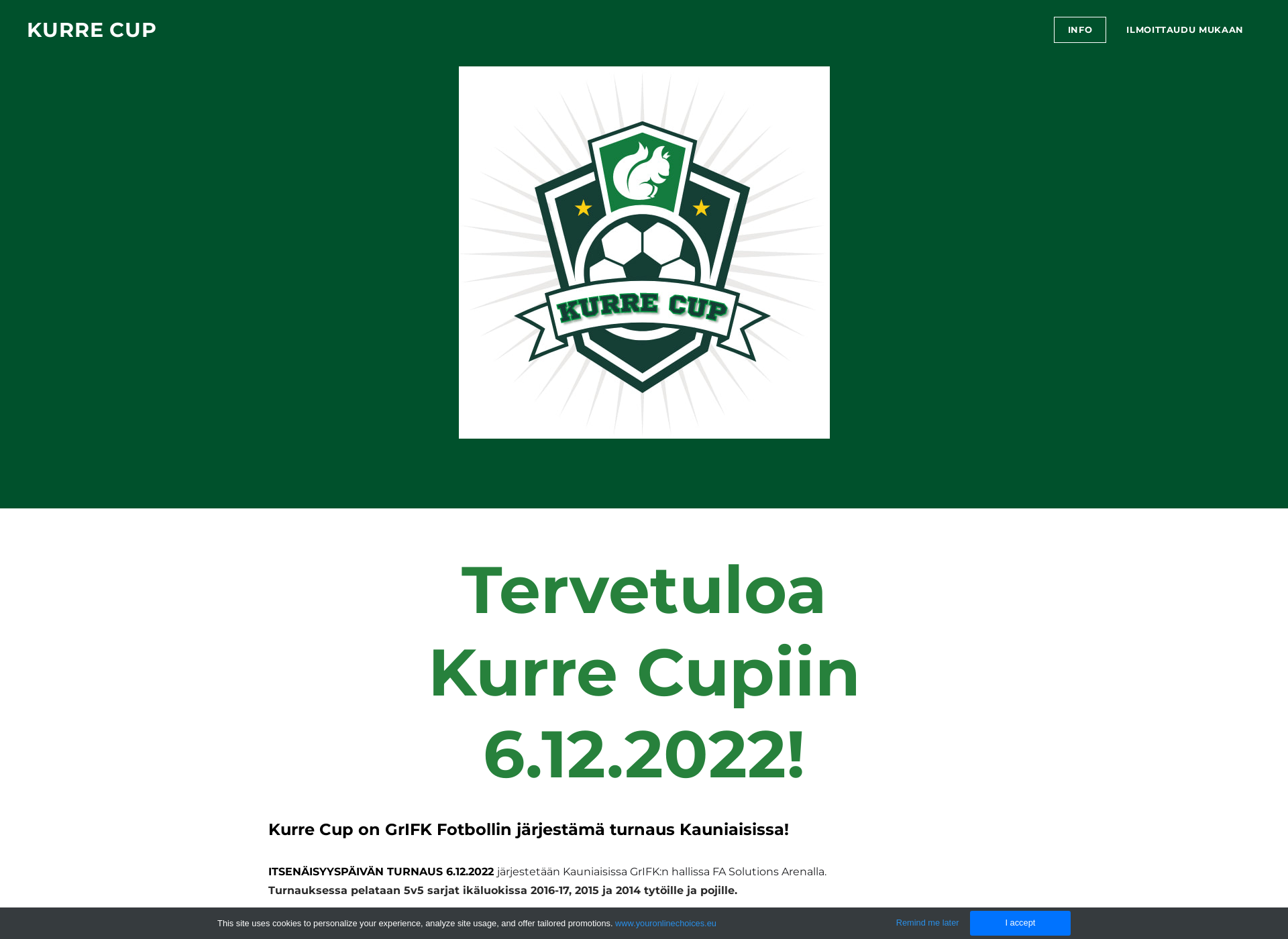 Screenshot for kurrecup.fi