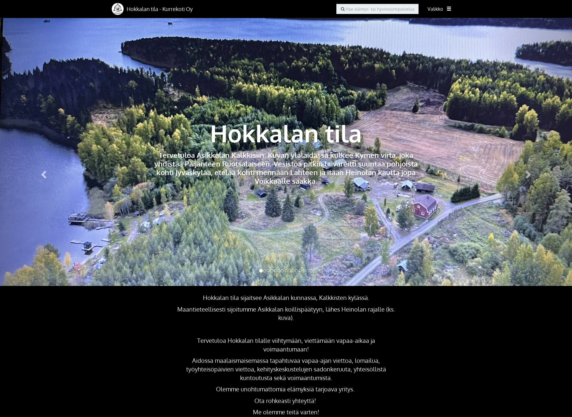Screenshot for kurrekoti.fi