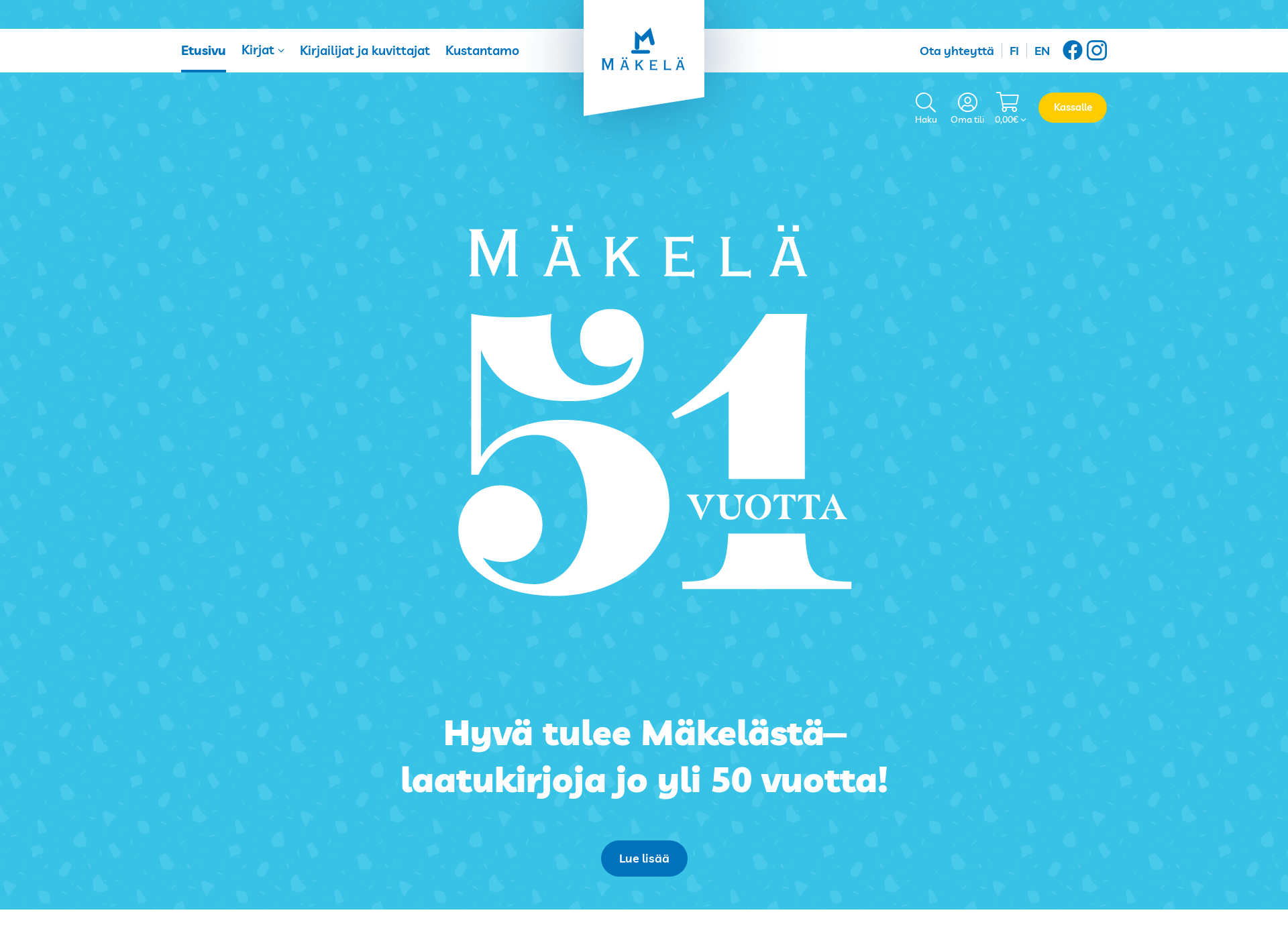 Skärmdump för kustannusmakela.fi