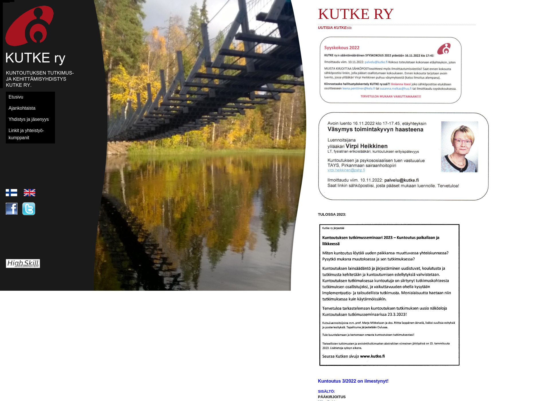 Screenshot for kutke.fi