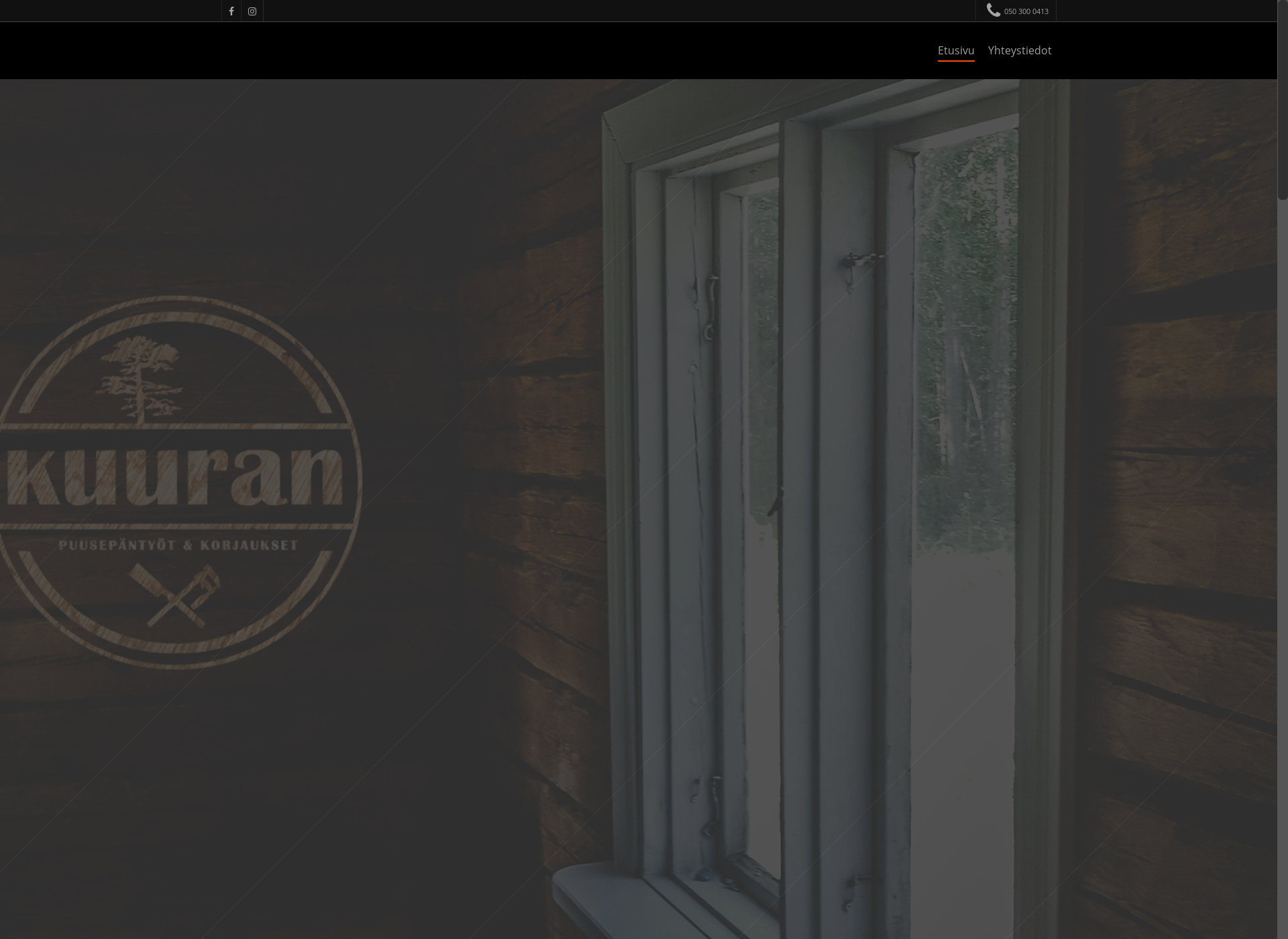 Screenshot for kuuran.fi
